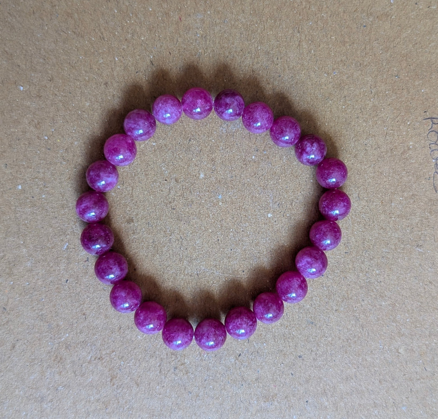 Berry Bliss Jade Semi Precious Stone Bracelet