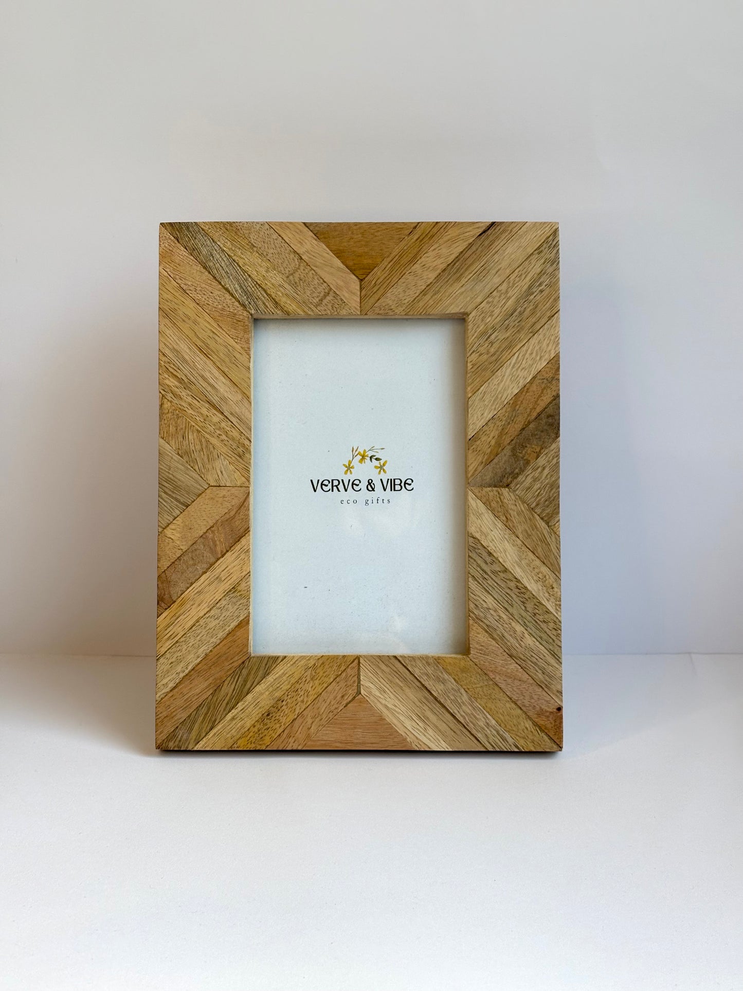 Chevron - Handcrafted Mango Wood Photo Frame