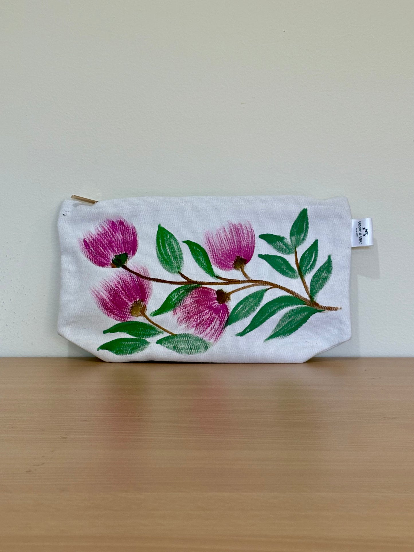 Leafy Eucalyptus Blooms - Hand Painted, Canvas Tote Bag