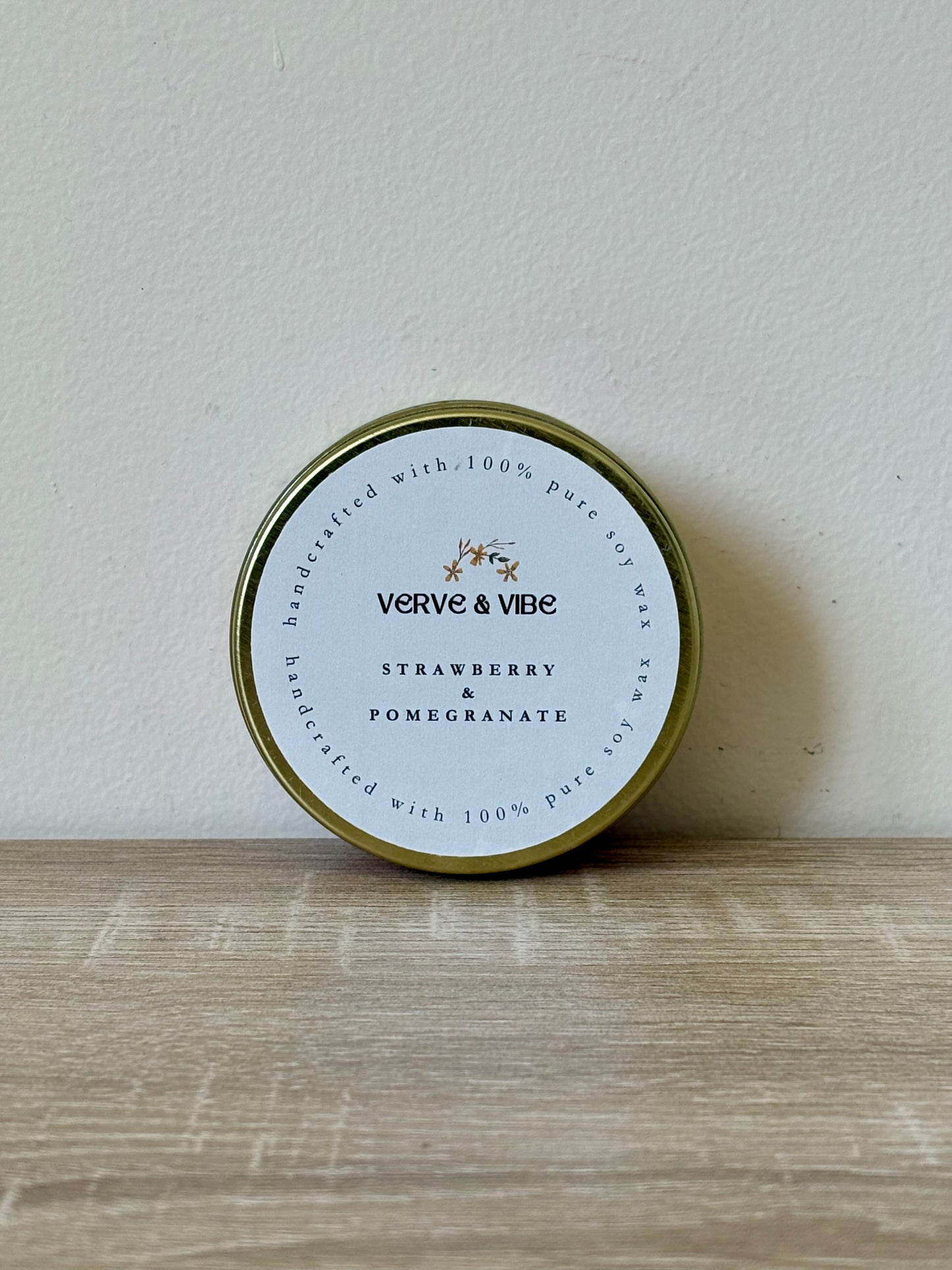 Soy Wax Scented Tin Candle, 200g