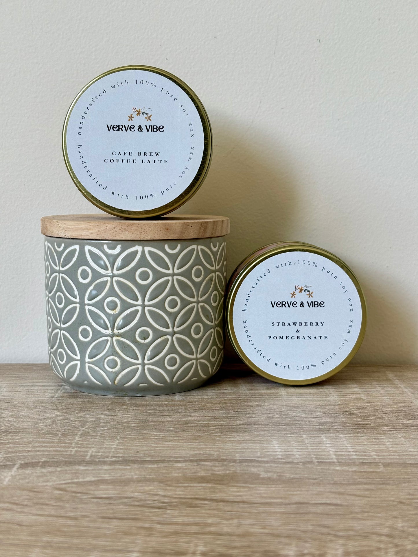 Soy Wax Scented Tin Candle, 200g