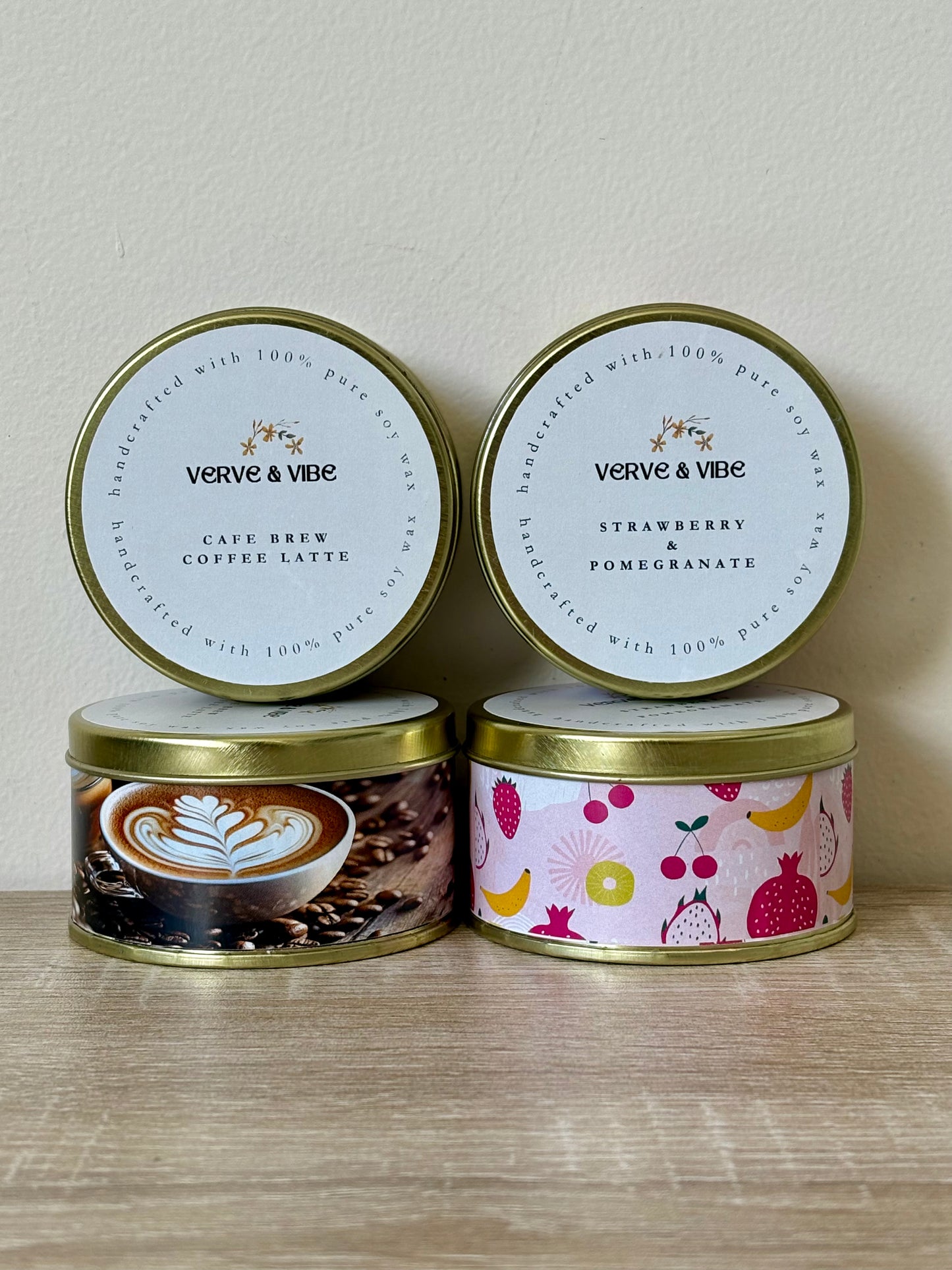 Soy Wax Scented Tin Candle, 200g