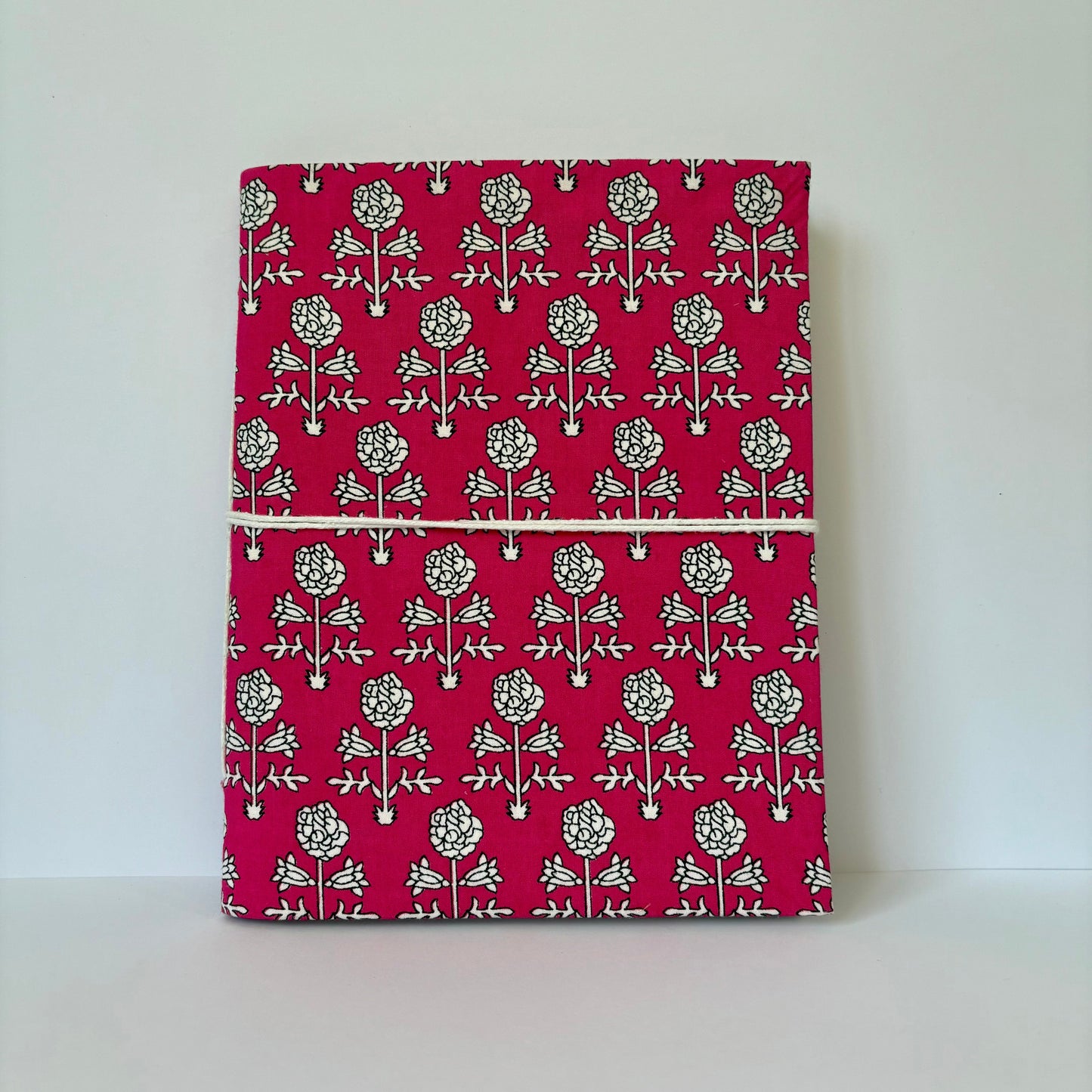 Fabulous Fuschia - Fabric Cover, Handmade Paper, Blank Journal