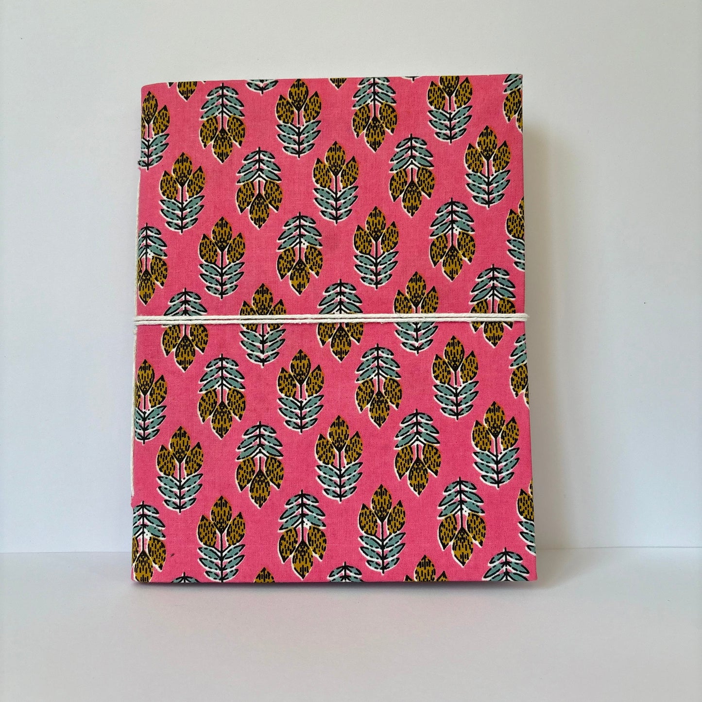 Alluring Amara - Fabric Cover, Handmade Paper, Blank Journal