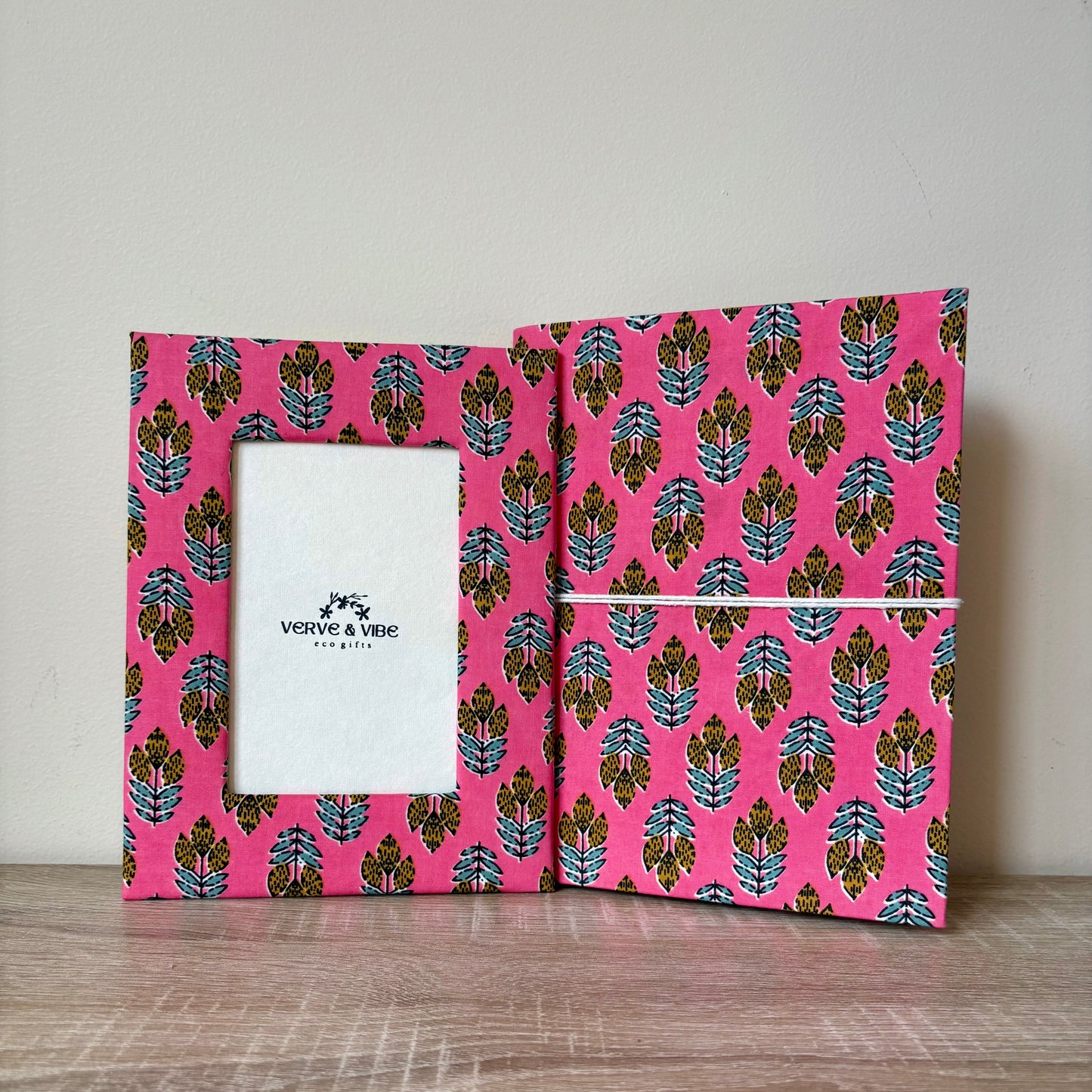 Alluring Amara - Fabric & Recycled Paper Board Photo Frame