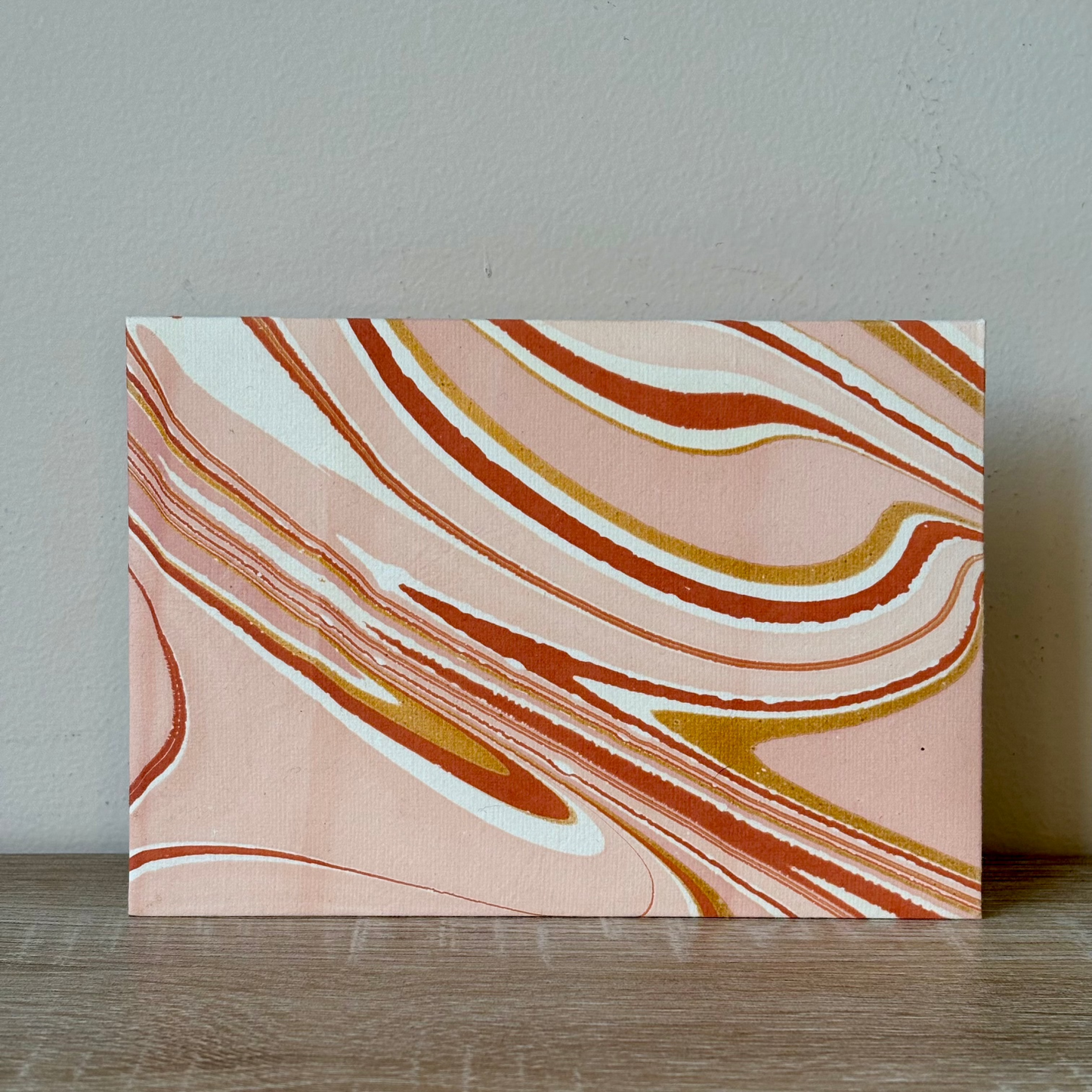 Sand Dunes - Letter Card & Marbled Paper Envelope, Set of 5