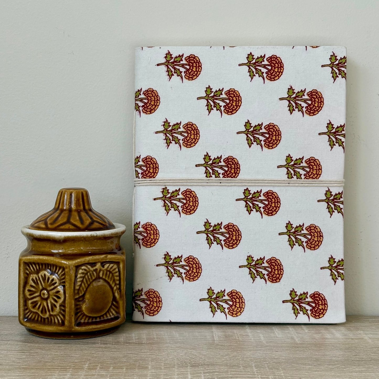 Enchanting Eva - Fabric Cover, Handmade Blank Journal