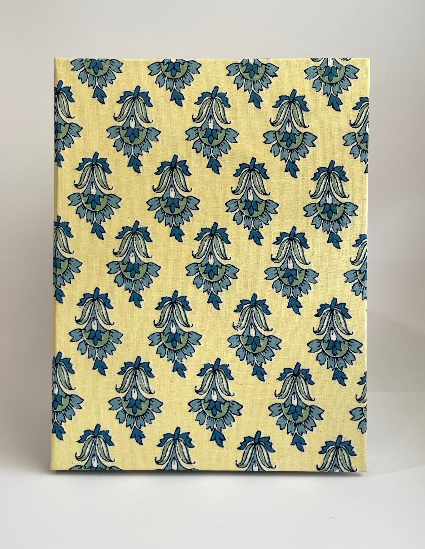 Artsy Mila - Fabric Cover, Handmade Ruled Notebook