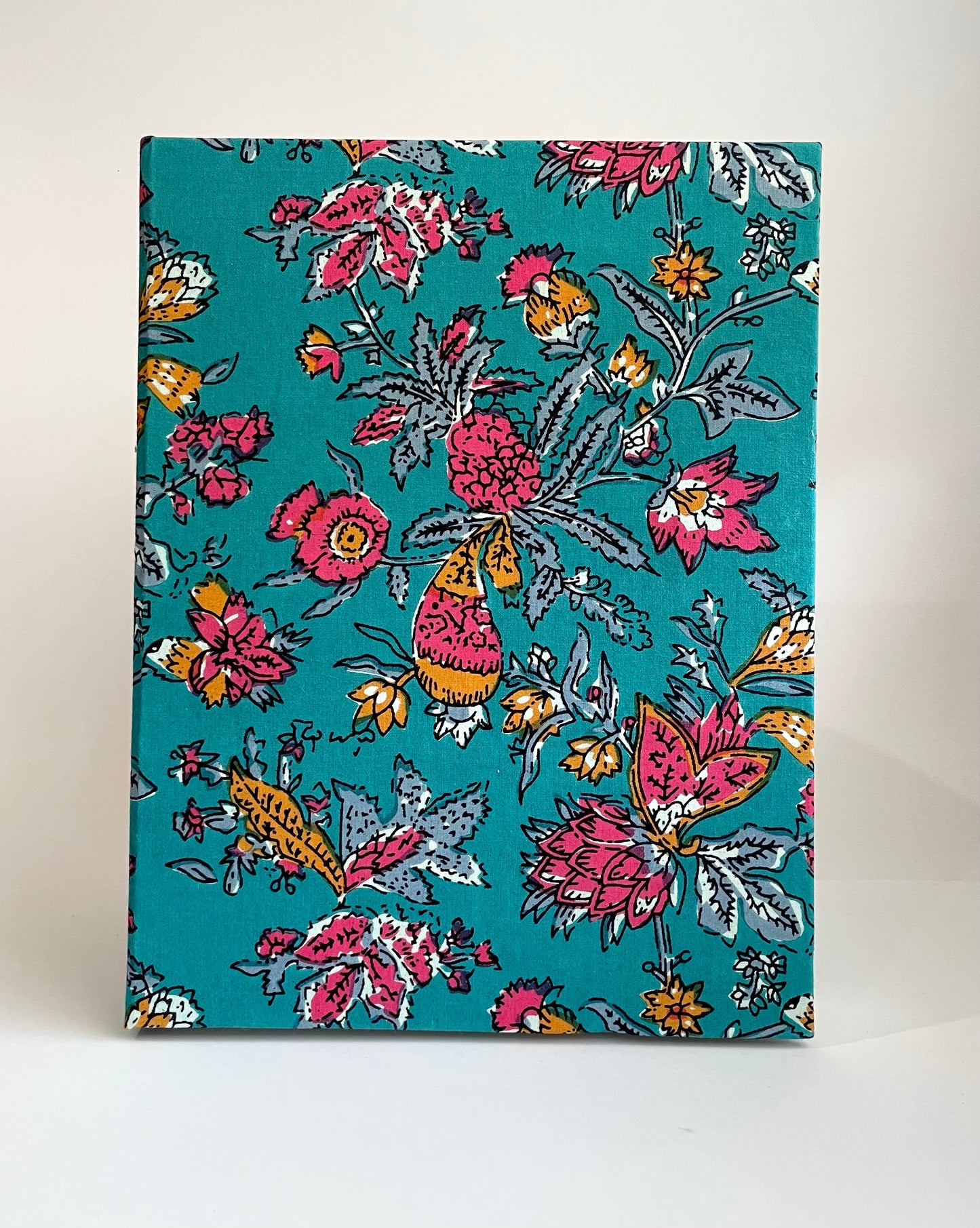 Royal Rani - Fabric Cover, Handmade Ruled Notebook