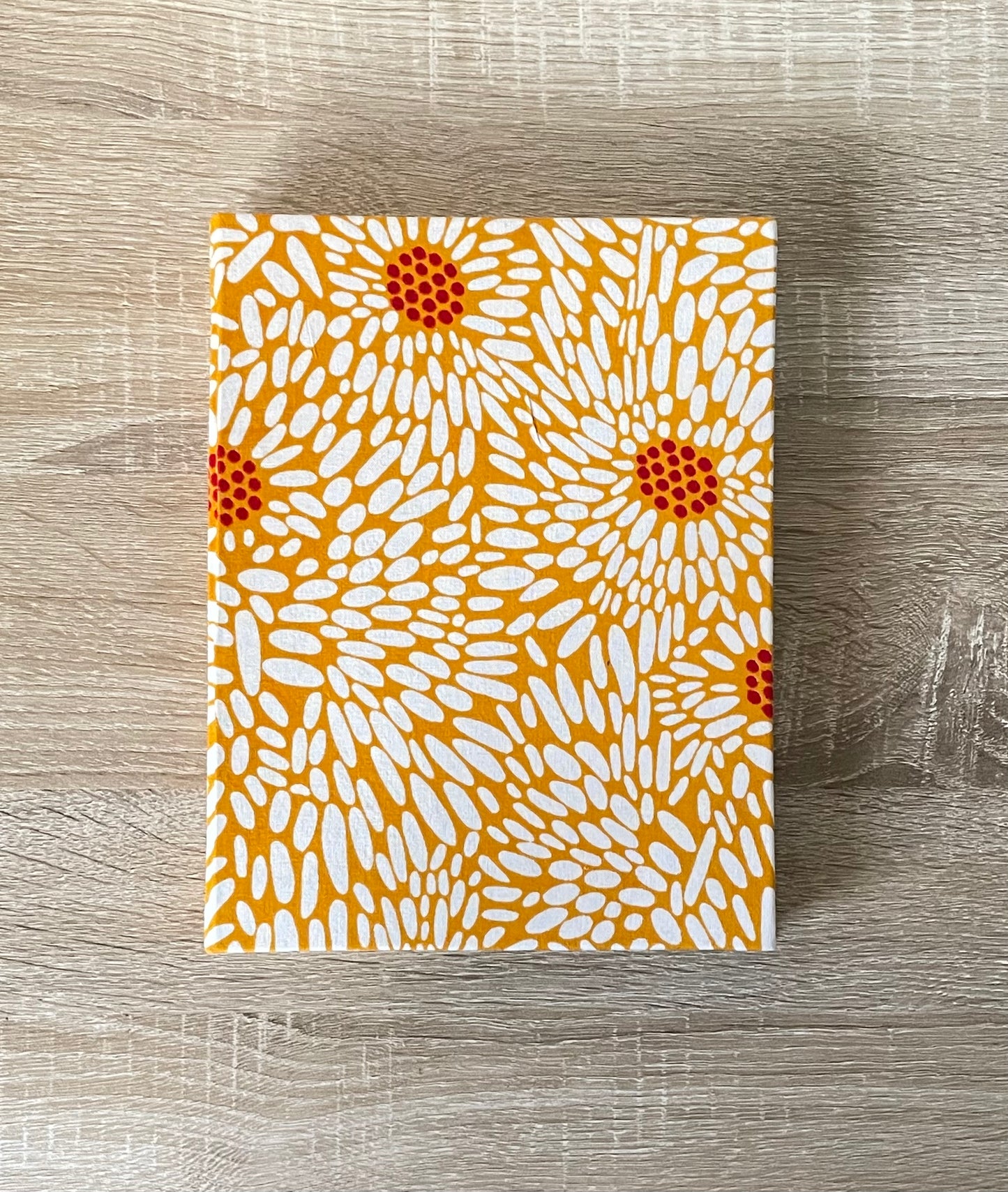 Sunny Surya - Fabric Cover, Handmade Ruled Notebook