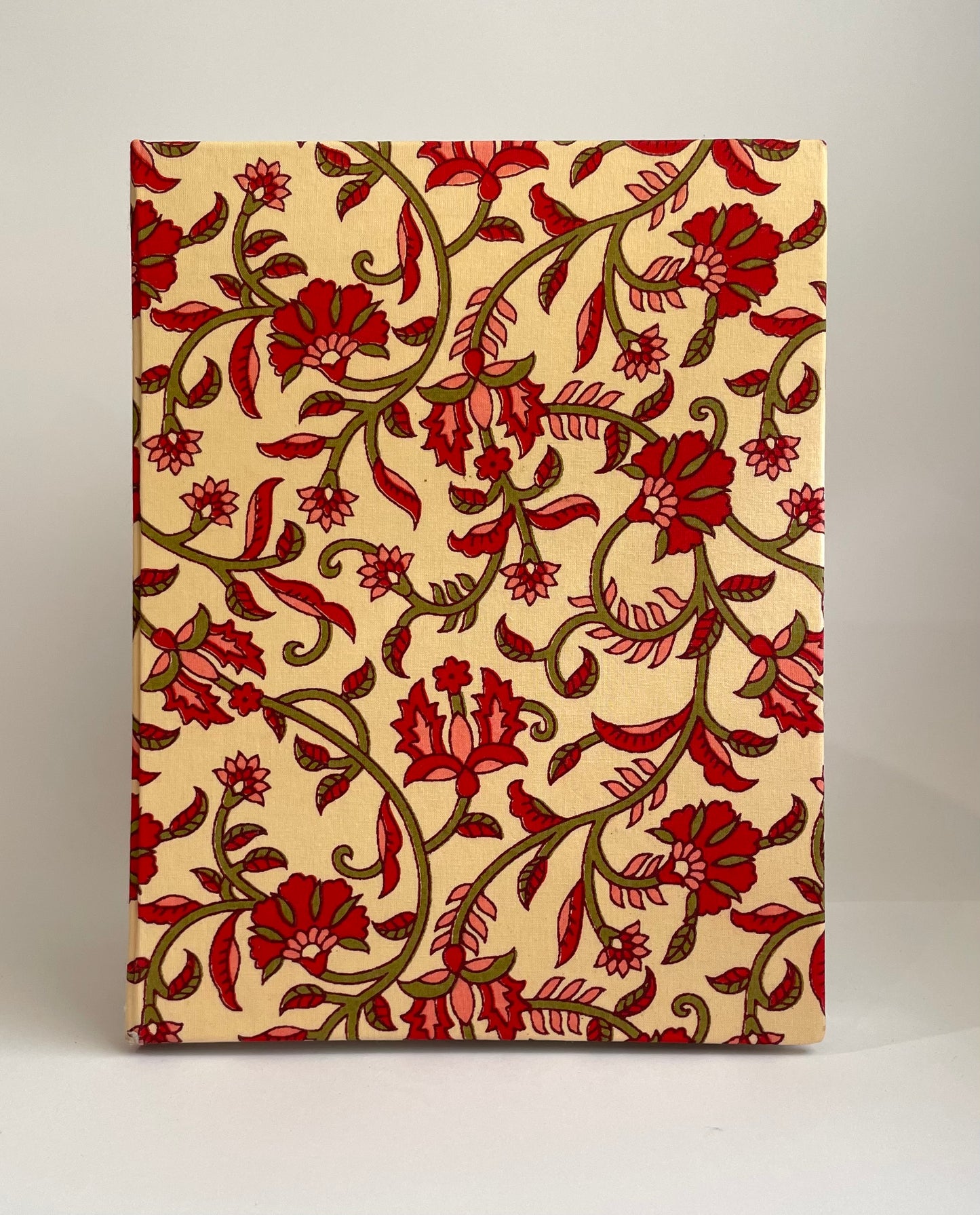 Radiant Alya - Fabric Cover, Handmade Ruled Notebook