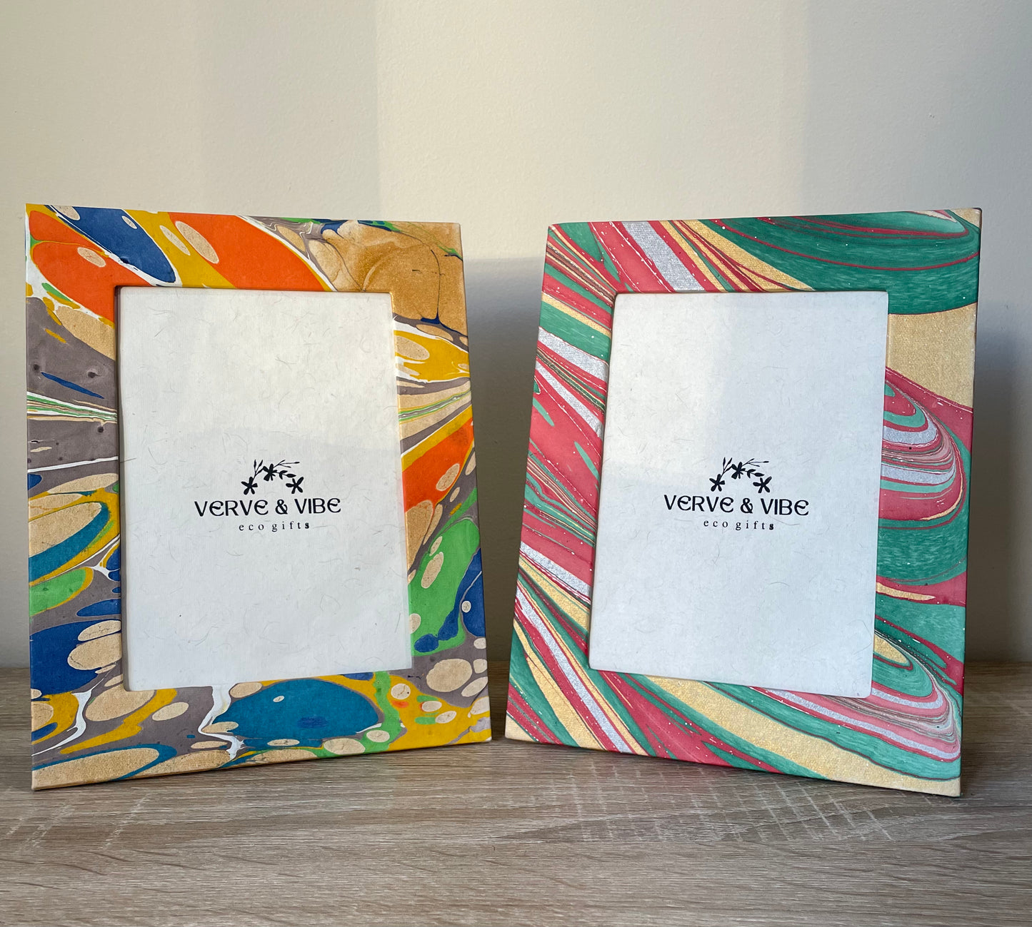 Dunes - Marble Design Recycled Paper Board Photo Frame