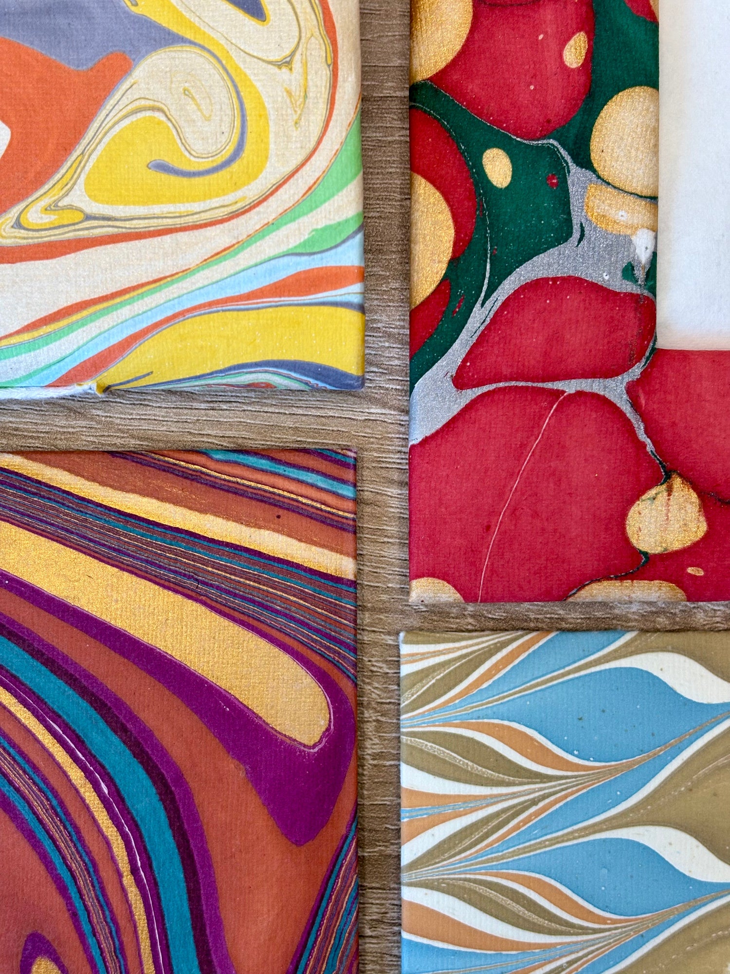 The Marbrè - Handmade Marbled Paper Collection