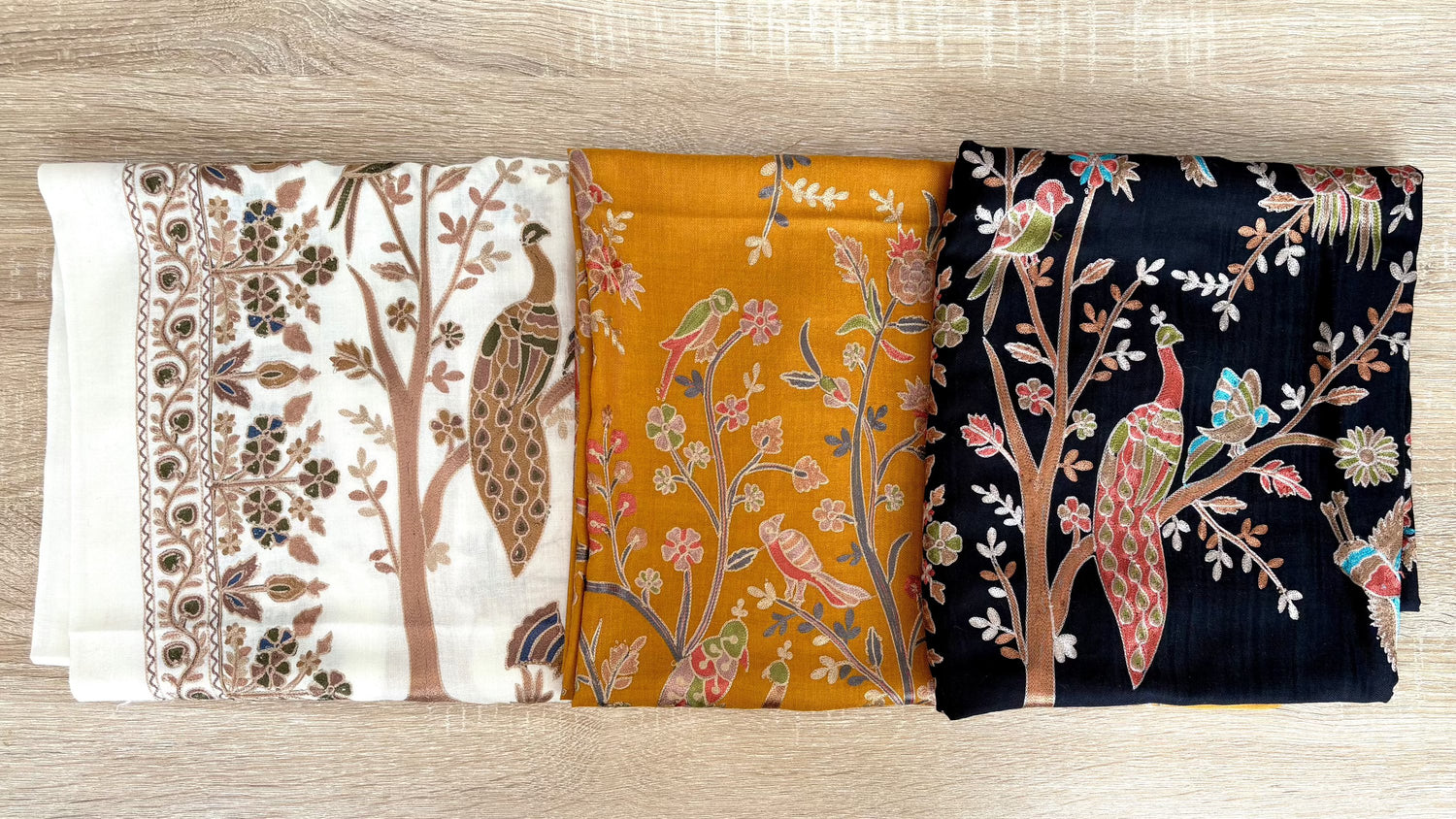 Paisley & Petals - Stunning Embroidered Shawls