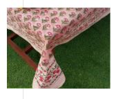Table Tales - Hand Block Printed Cotton Table Cloth