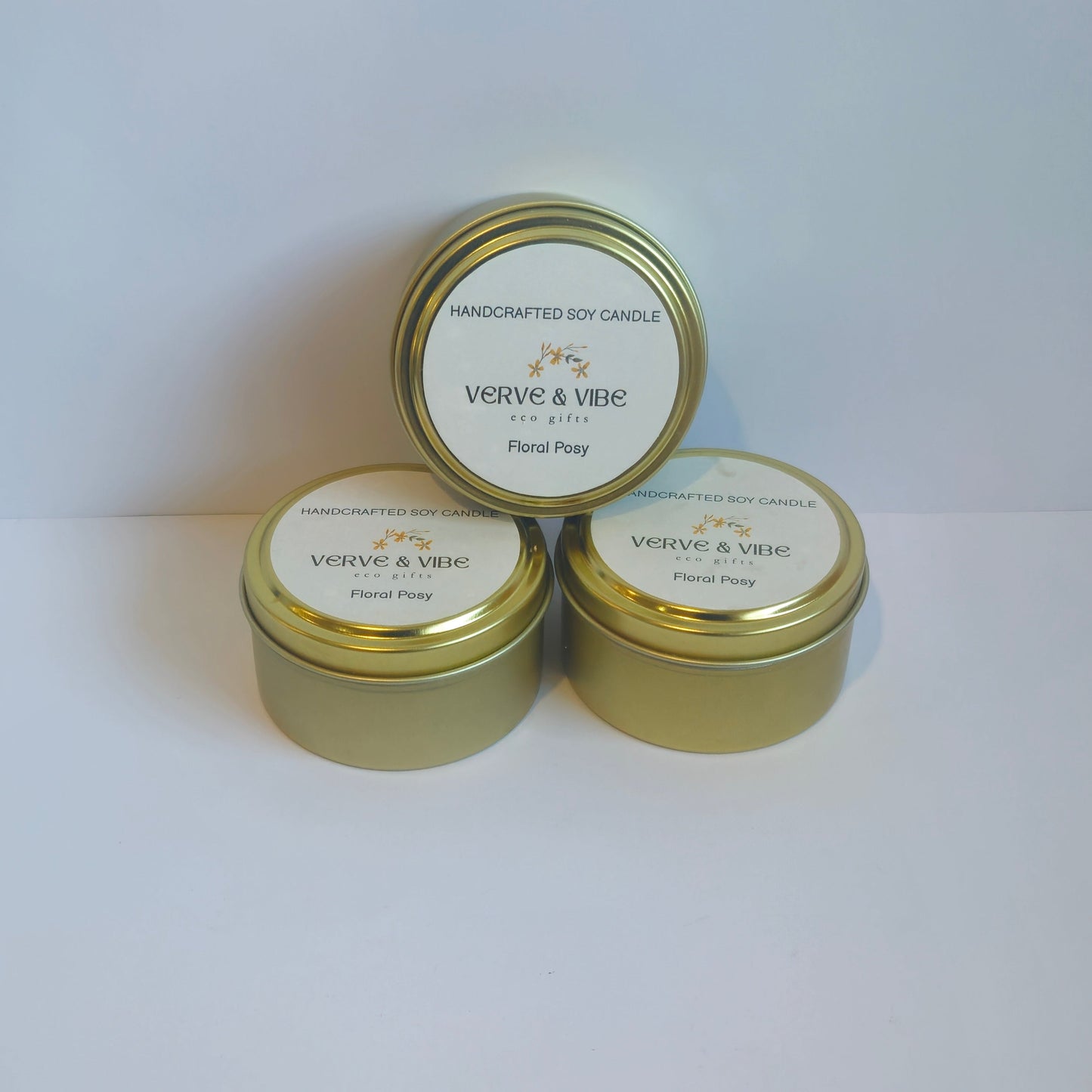 Melting Hearts - Scented Soy Tin Candle Gift Set of 2