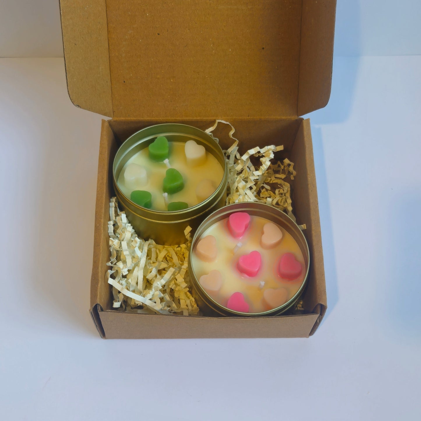 Melting Hearts - Scented Soy Tin Candle Gift Set of 2