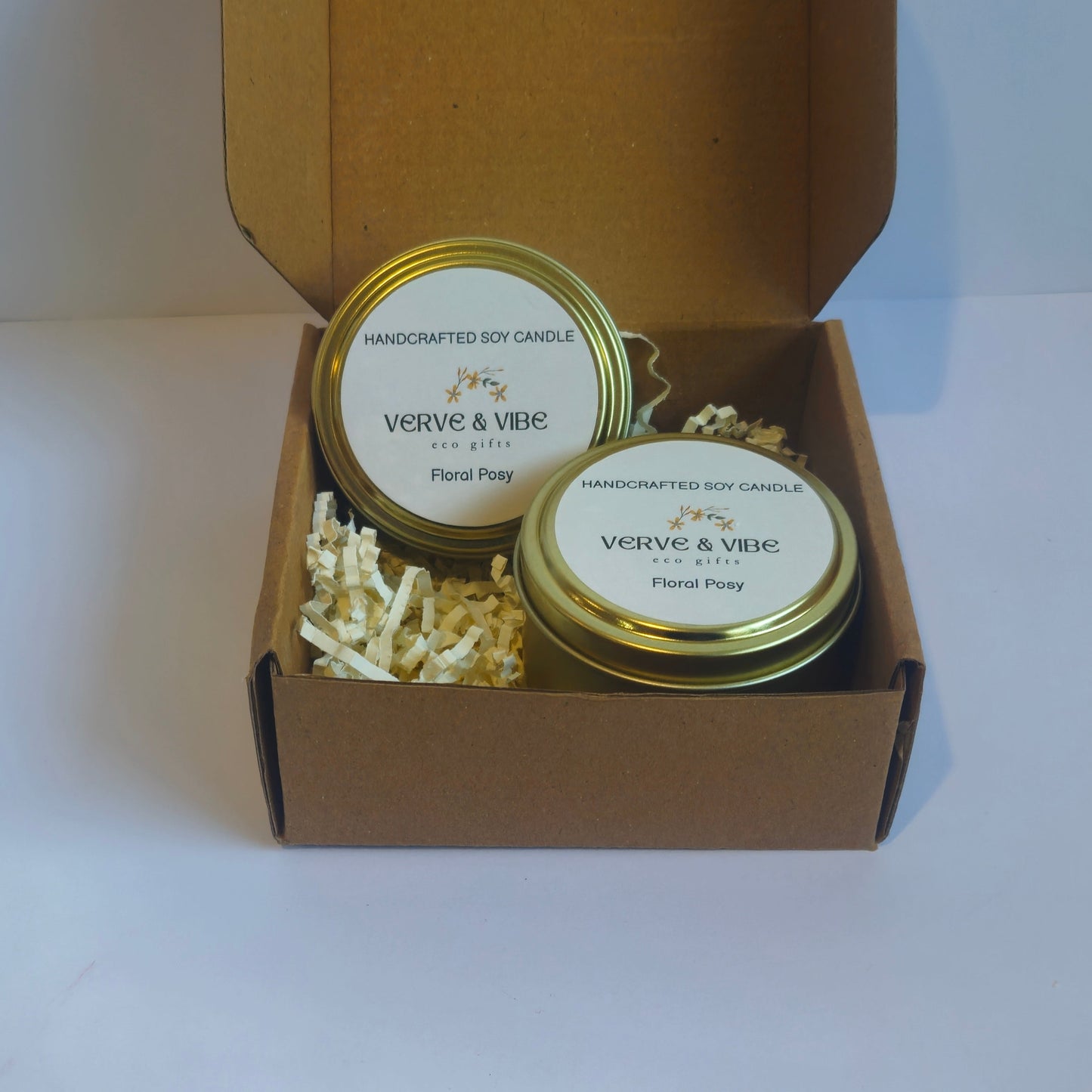 Melting Hearts - Scented Soy Tin Candle Gift Set of 2