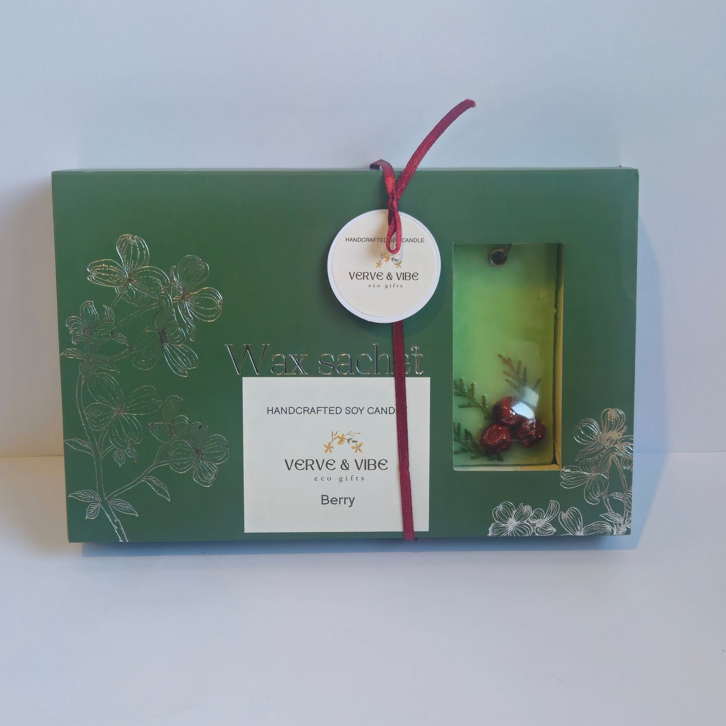Wild Berries - Pressed Flower Wax Sachet Gift Set