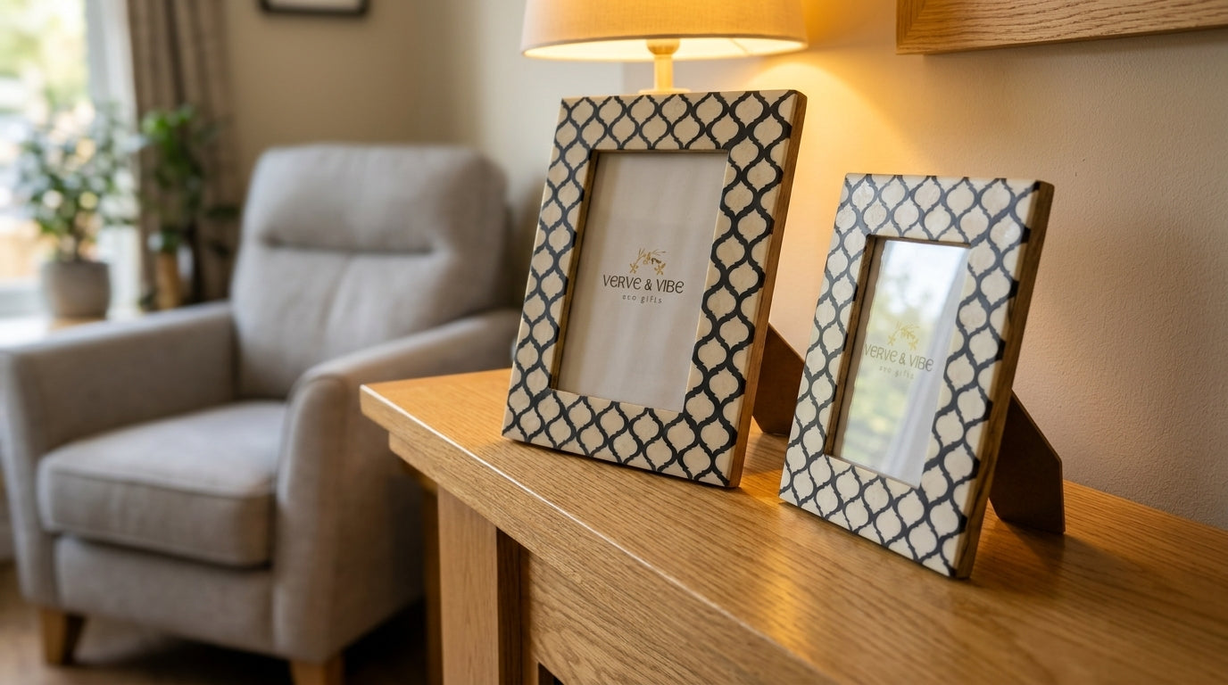 Onyx Noir - Handcrafted Inlay Photo Frame