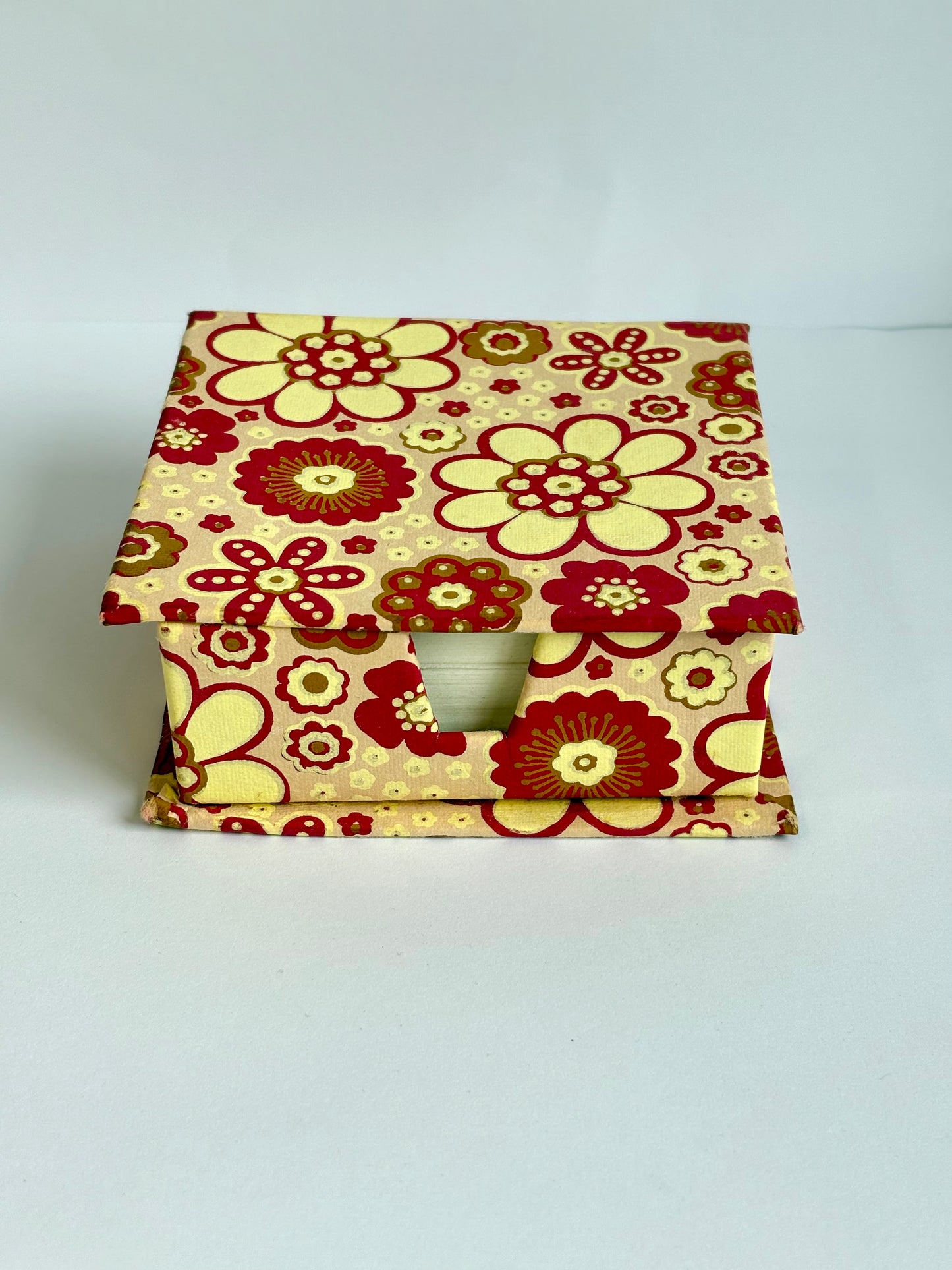 Ember Glow - Stationery Gift Set, Notepad + Memo Block + Pen Holder with Pen, (Boxed)