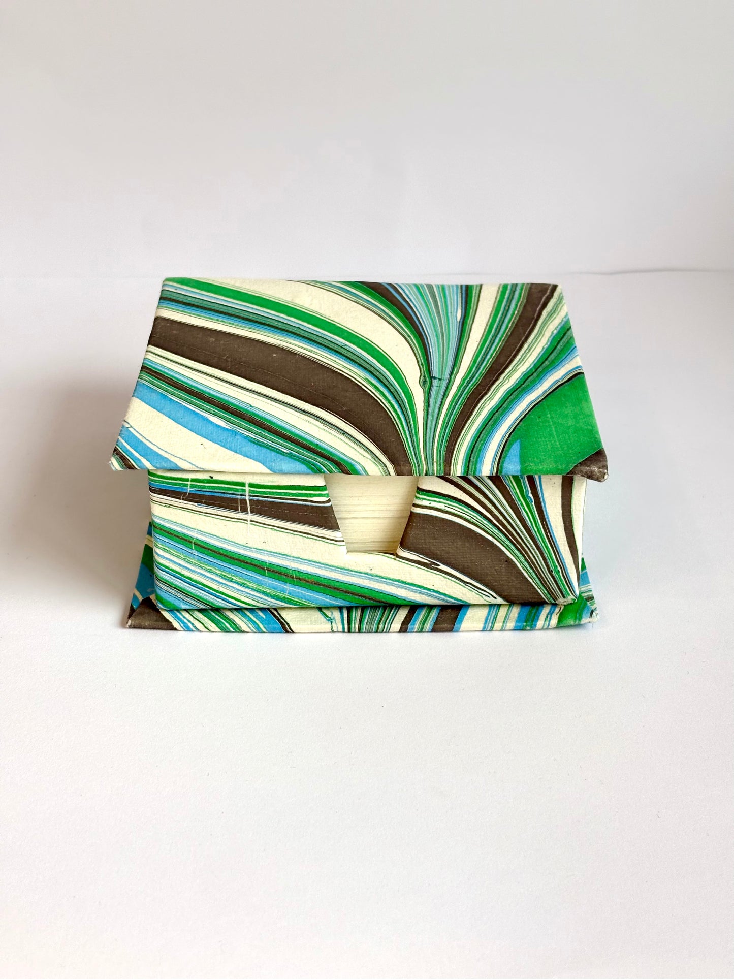 Verde Ferns - Stationery Gift Set, Notepad + Memo Block + Pen Holder with Pen, (Boxed)