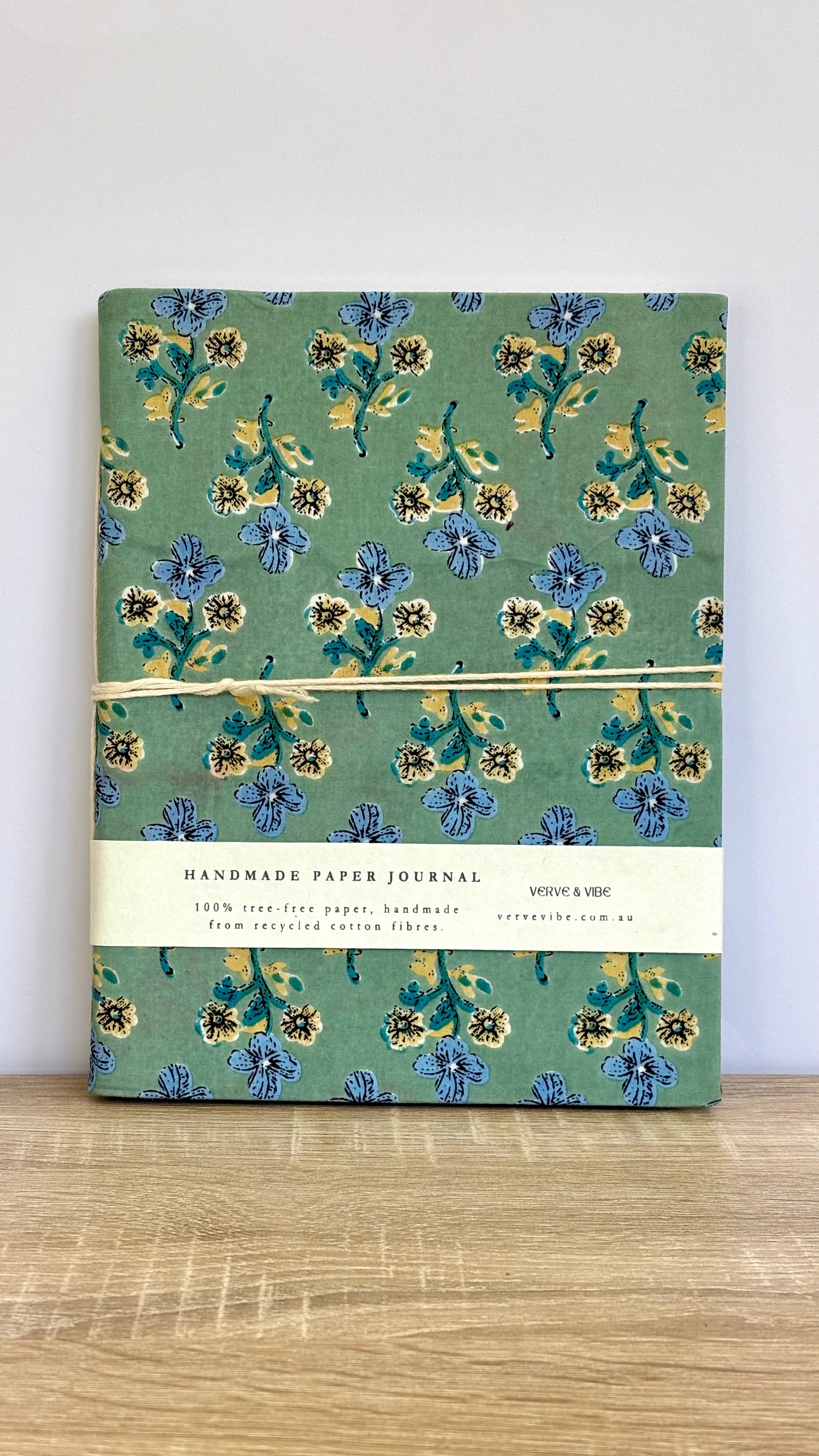 Wildflower Meadows - Fabric Cover, Handmade Blank Journal