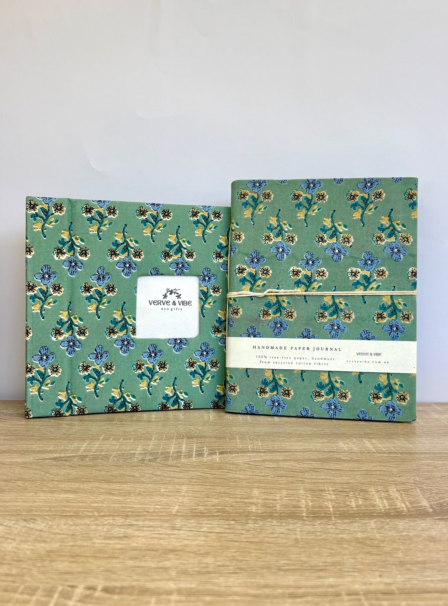 Wildflower Meadows - Fabric Cover, Handmade Blank Journal