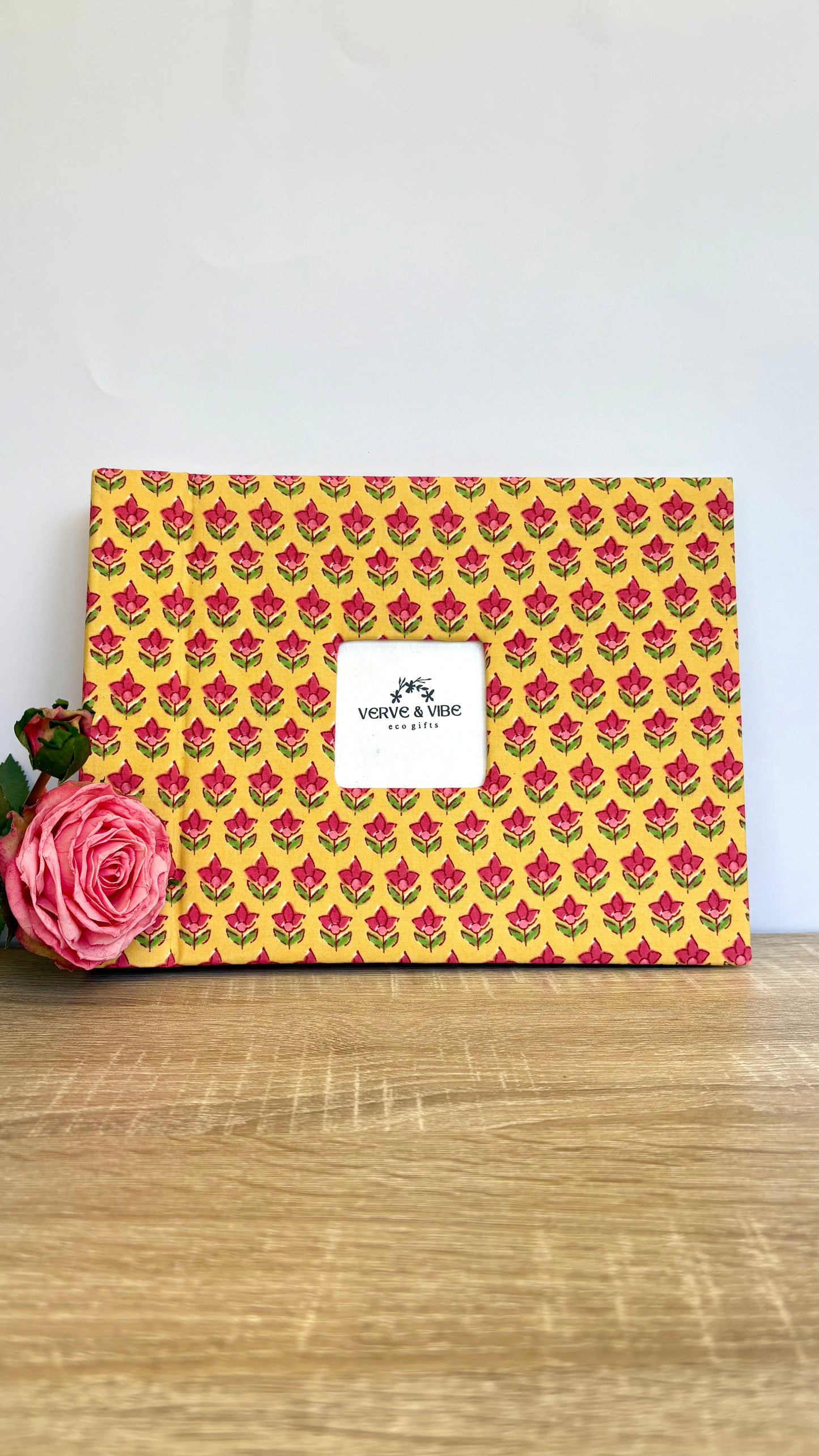 Radiant Alya - Handcrafted Fabric Photo Album