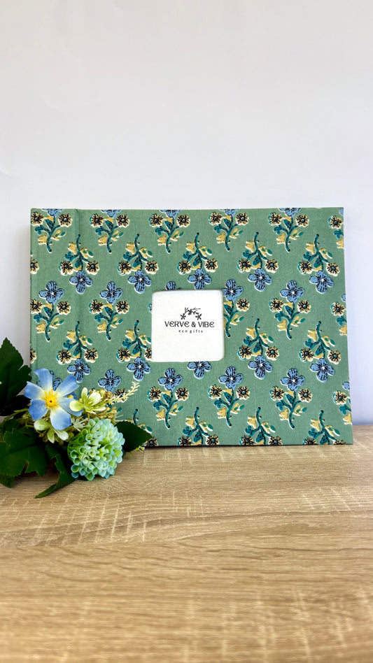 Wildflower Meadows - Handcrafted Fabric Photo Album