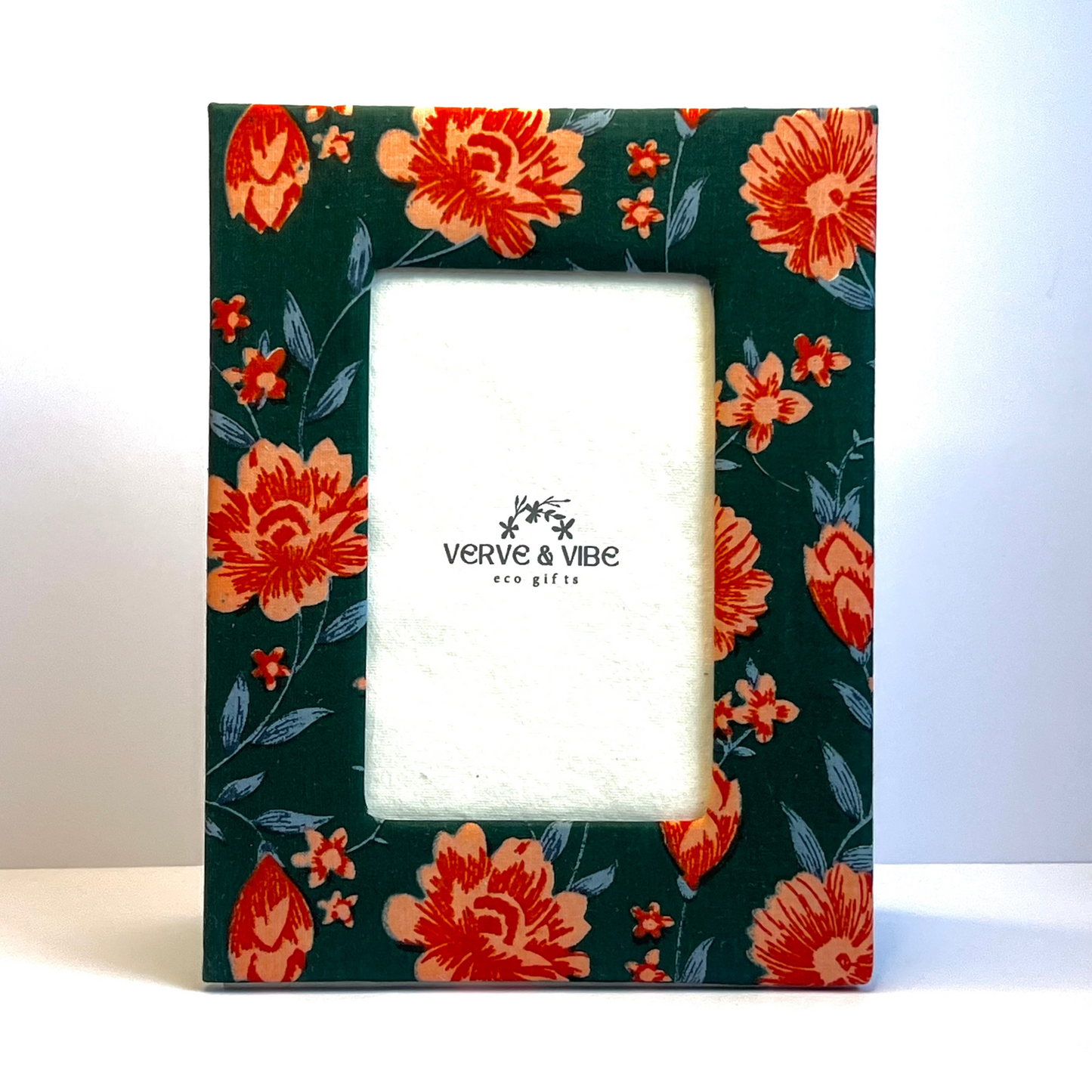 Autumn Aurelia - Fabric & Recycled Paper Board Photo Frame