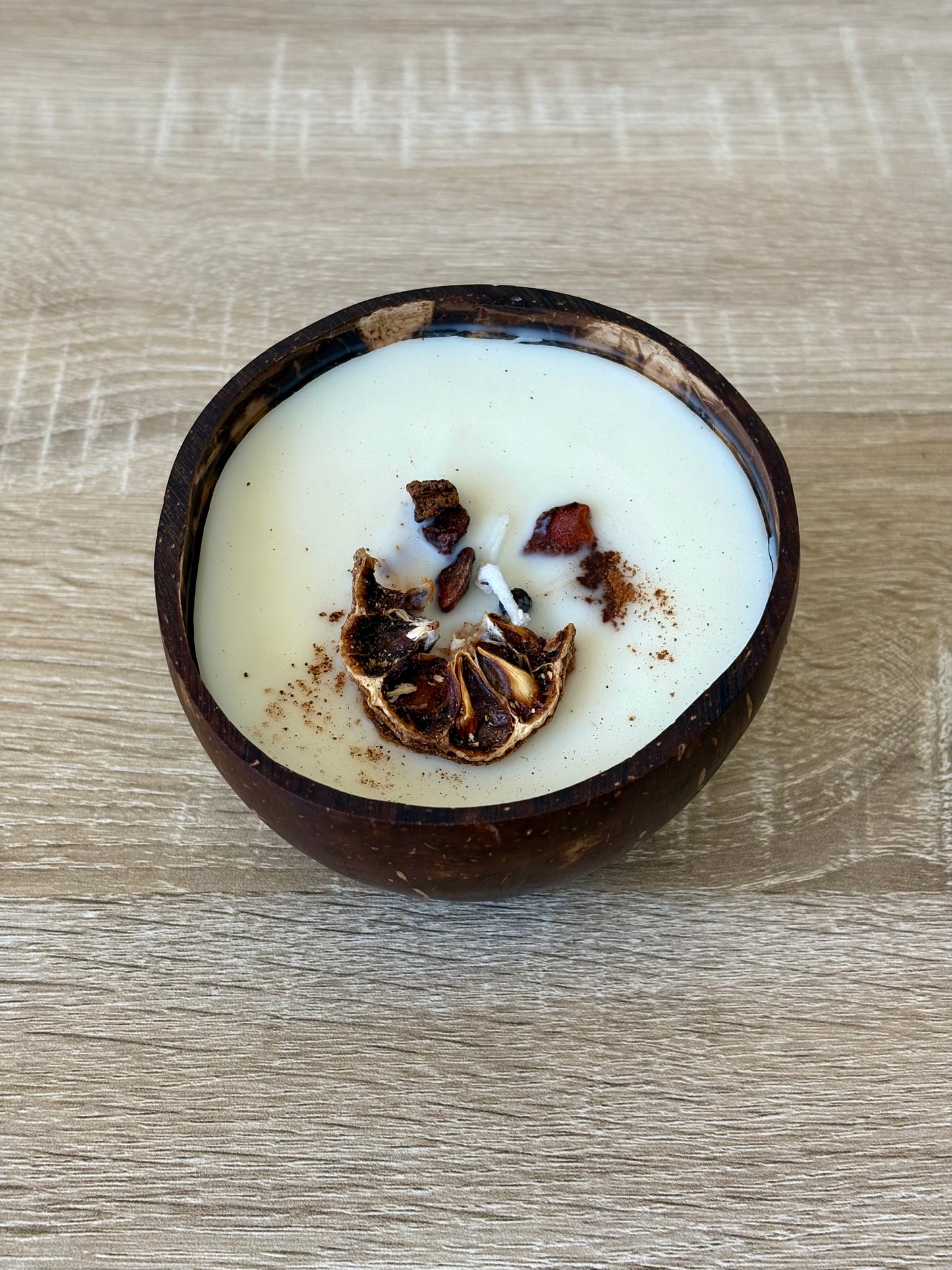 Premium Coconut Bowl, Soy Wax Candles - Infused with Essential Oils, 250g