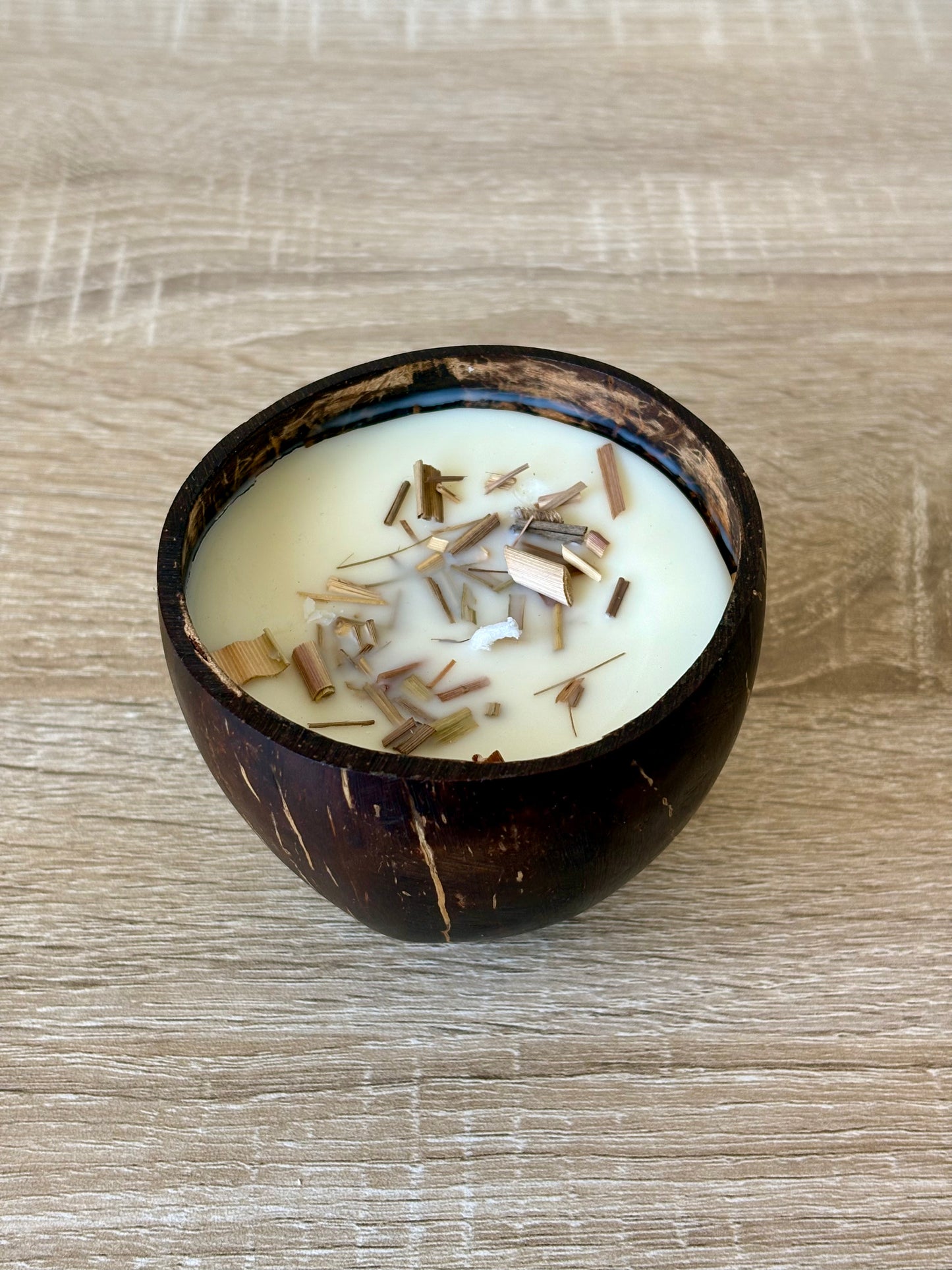 Premium Coconut Bowl, Soy Wax Candles - Infused with Essential Oils, 250g