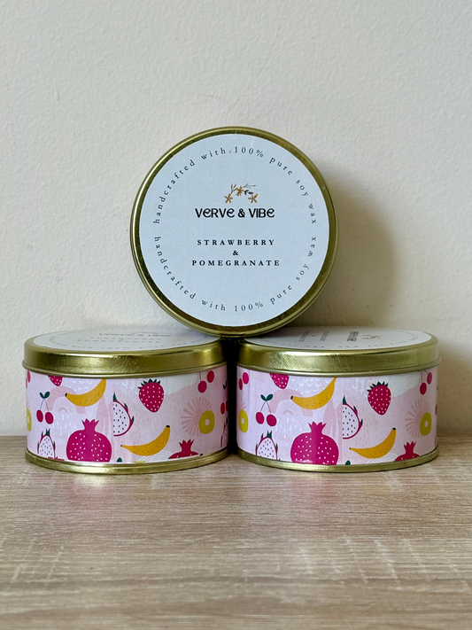 Soy Wax Scented Tin Candle, 200g