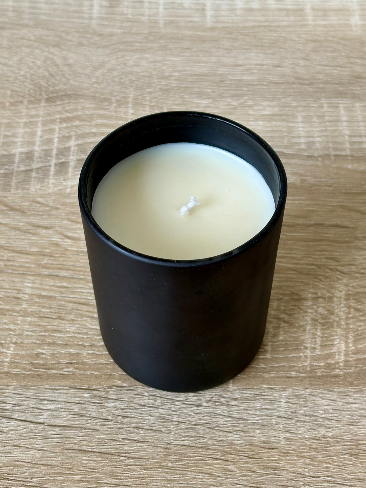 Premium Black Frosted Glass Jar, Scented Soy Wax Candles, 400g (Gift Boxed)