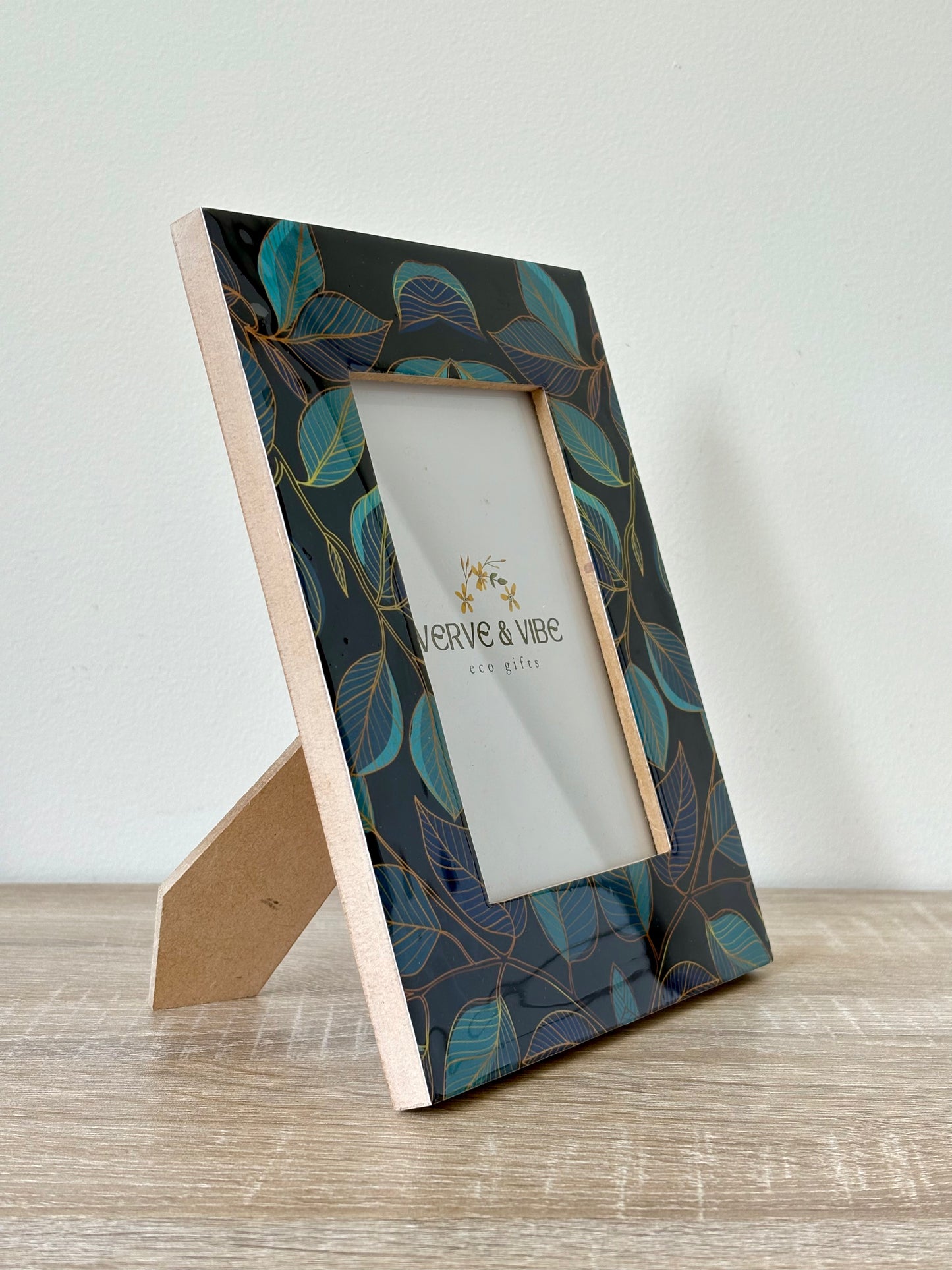 Azure Handcrafted Wood Photo Frame