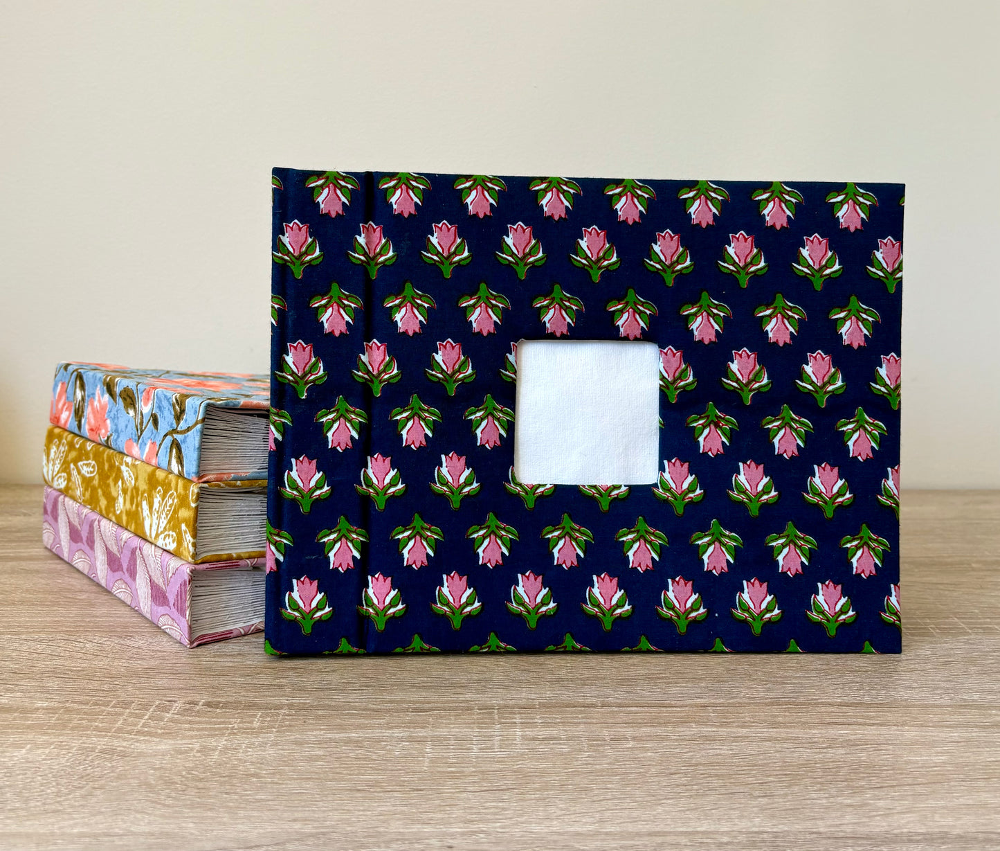 Beautiful Blossom - Drymount Fabric Photo Album, Book Bound in a Gift Box