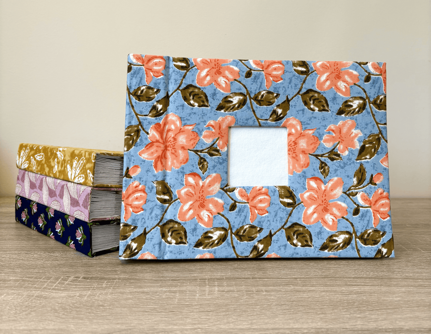 Pretty Primrose - Drymount Fabric Photo Album, Book Bound in a Gift Box