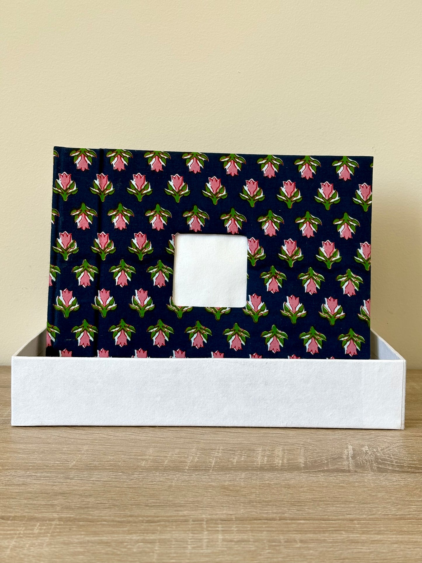 Beautiful Blossom - Drymount Fabric Photo Album, Book Bound in a Gift Box