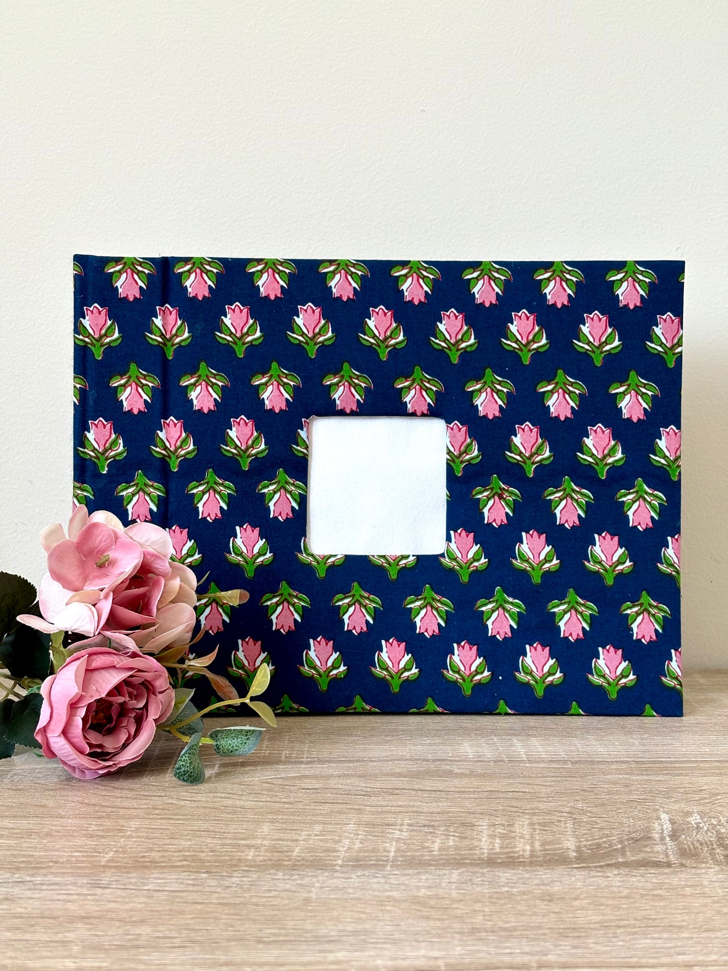 Beautiful Blossom - Drymount Fabric Photo Album, Book Bound in a Gift Box