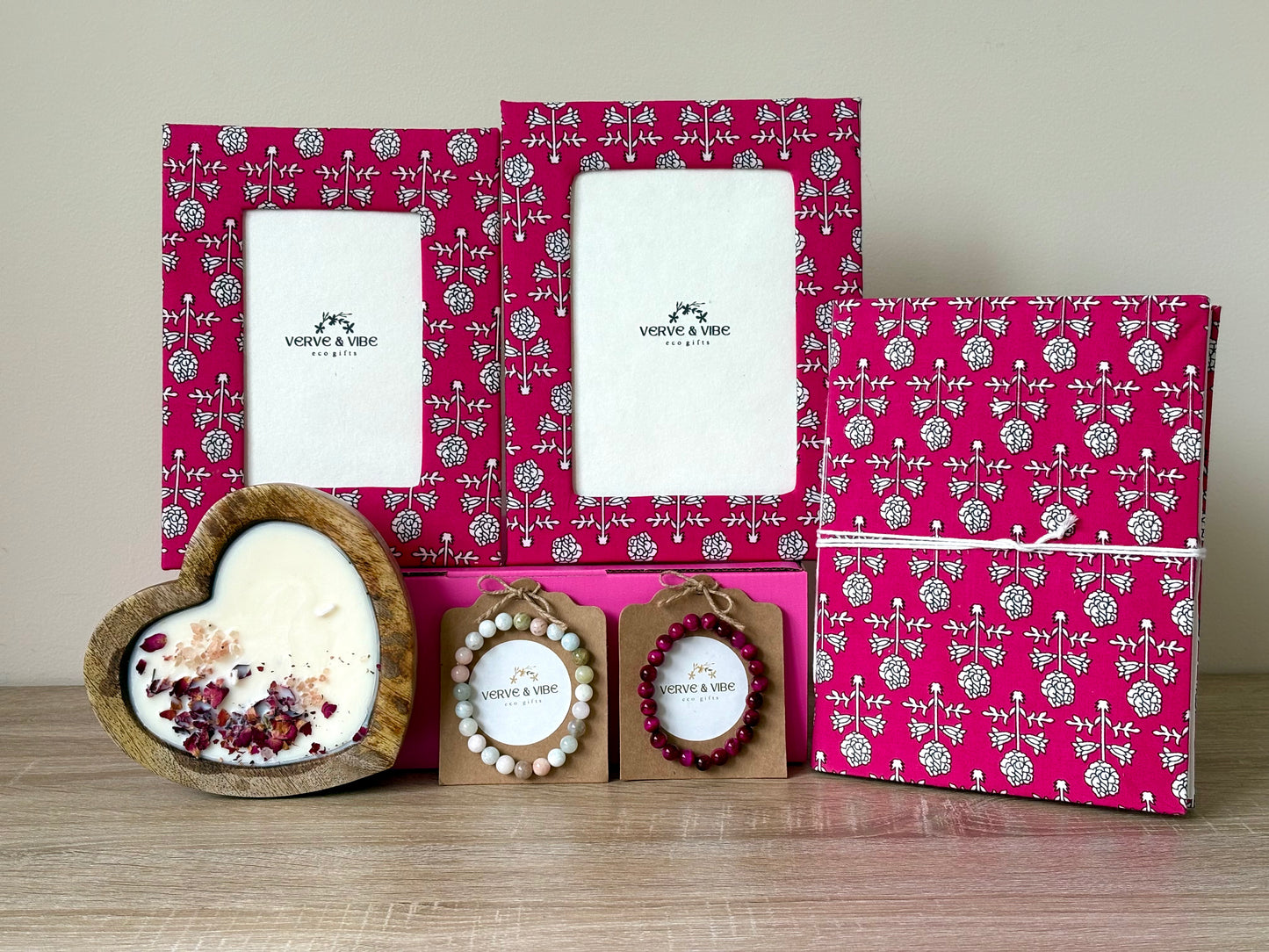 Heartstrings Hamper - Rich Fuschia, Pretty-in-Pink Gift Box