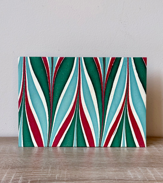 Marbled Motif - Letter Card & Marbled Paper Envelope, Set of 5