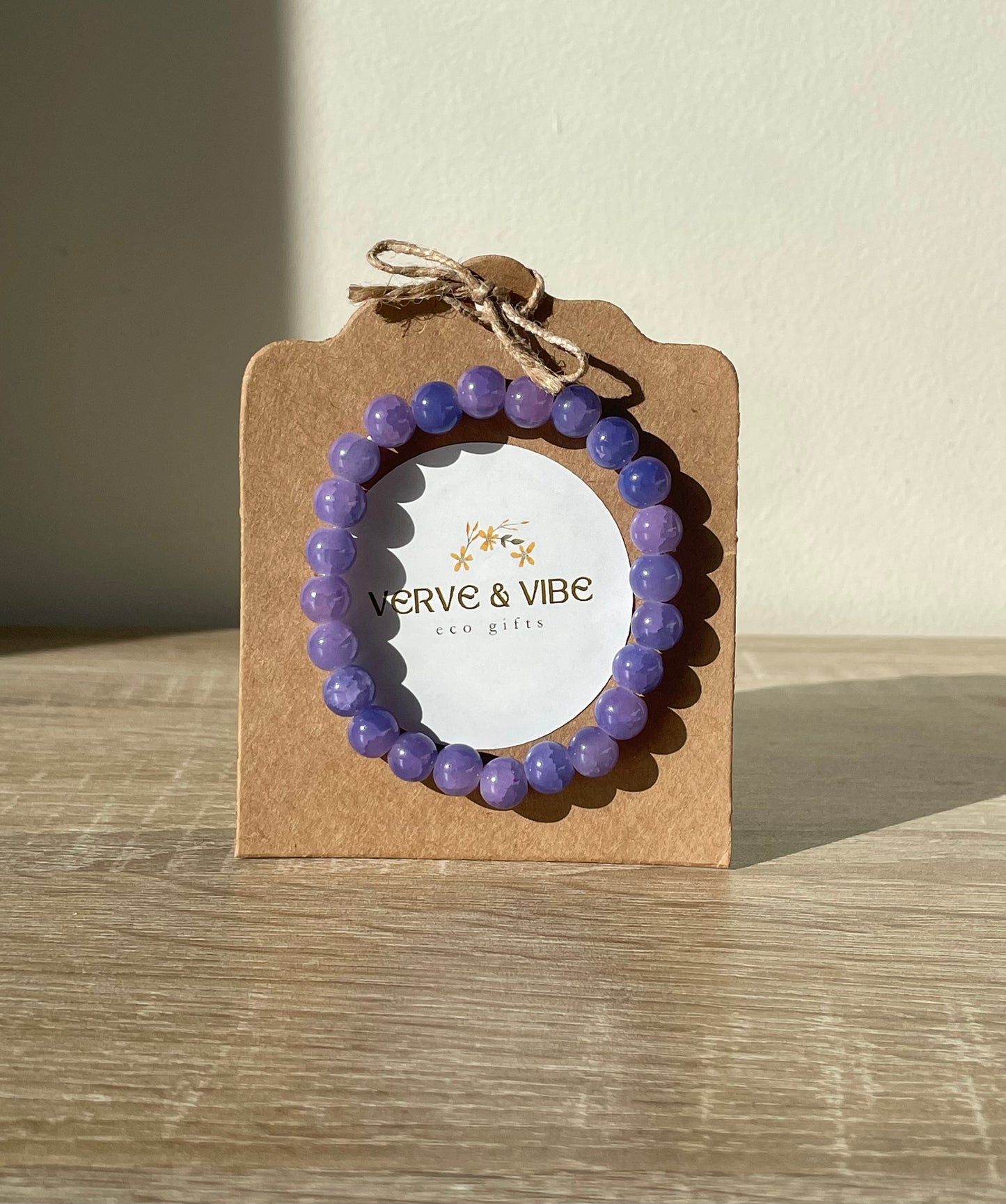 Regal Purple (Bluish), Imitation Quartz Bracelet