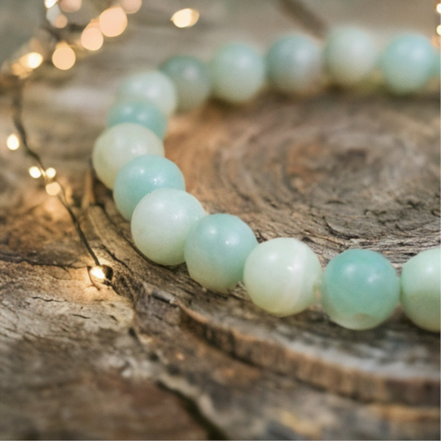 Blue Amazonite Semi Precious Stone Bracelet