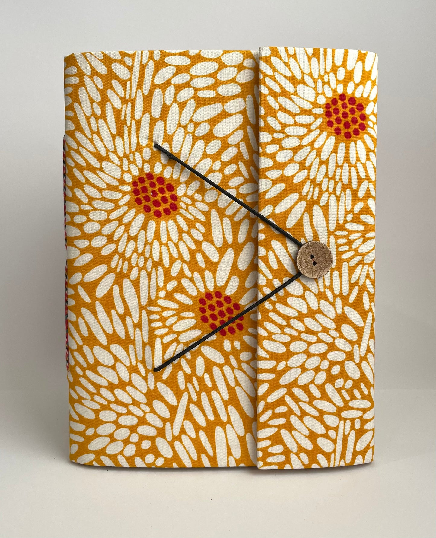 Sunny Surya - Fabric Cover, Handmade Blank Journal