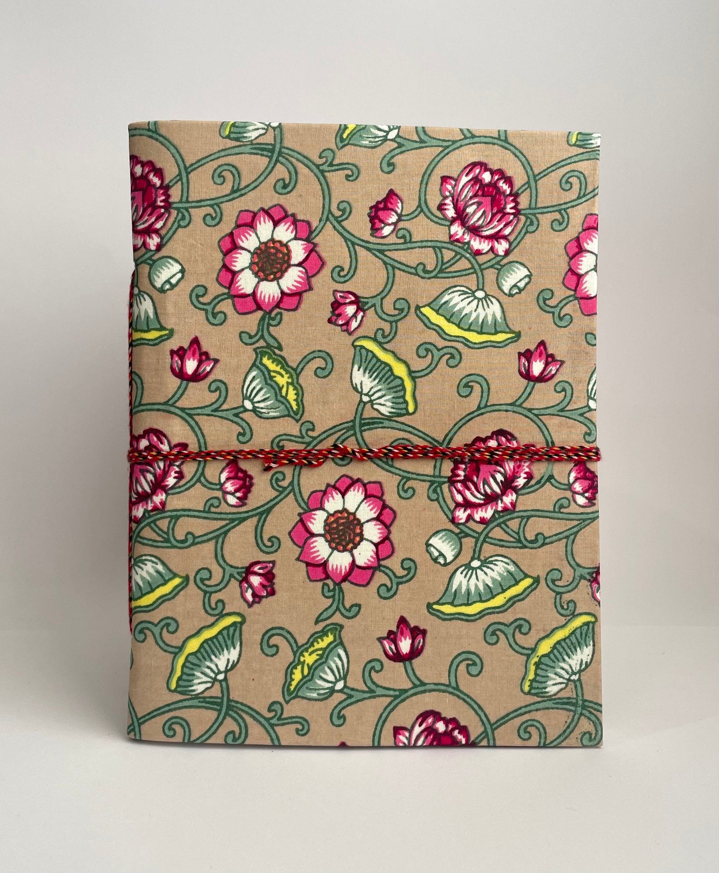 Myriad Myra - Fabric Cover, Handmade Blank Journal