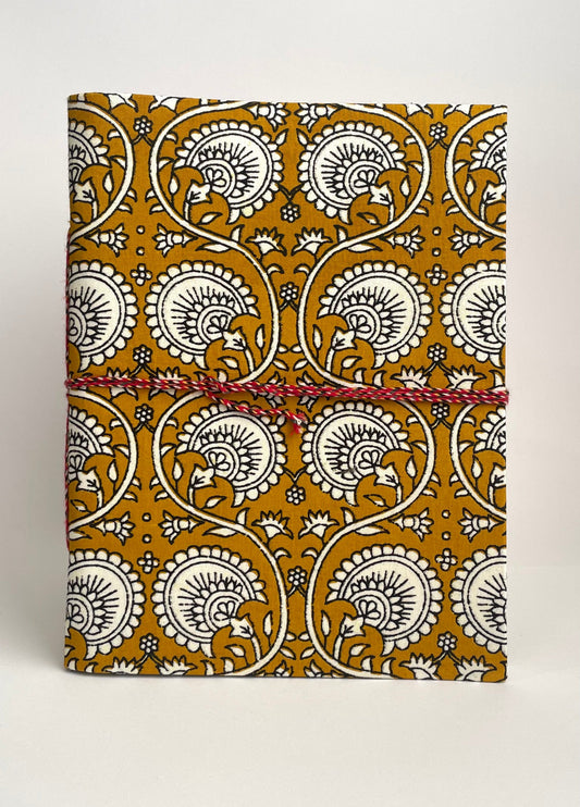 Boho Bali - Fabric Cover, Handmade Blank Journal