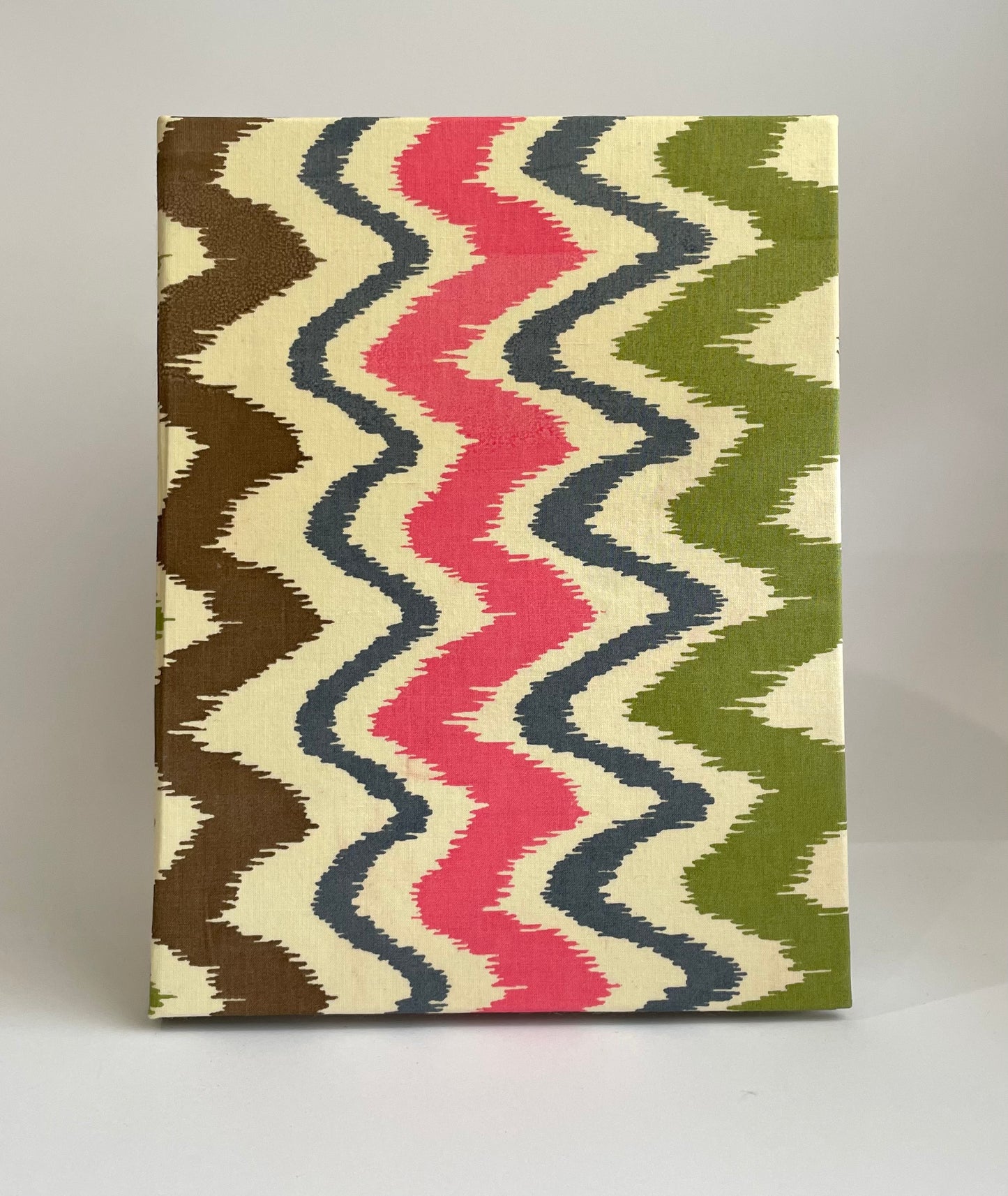 Wavy Lehria Multi - Fabric Cover, Ruled Notebook