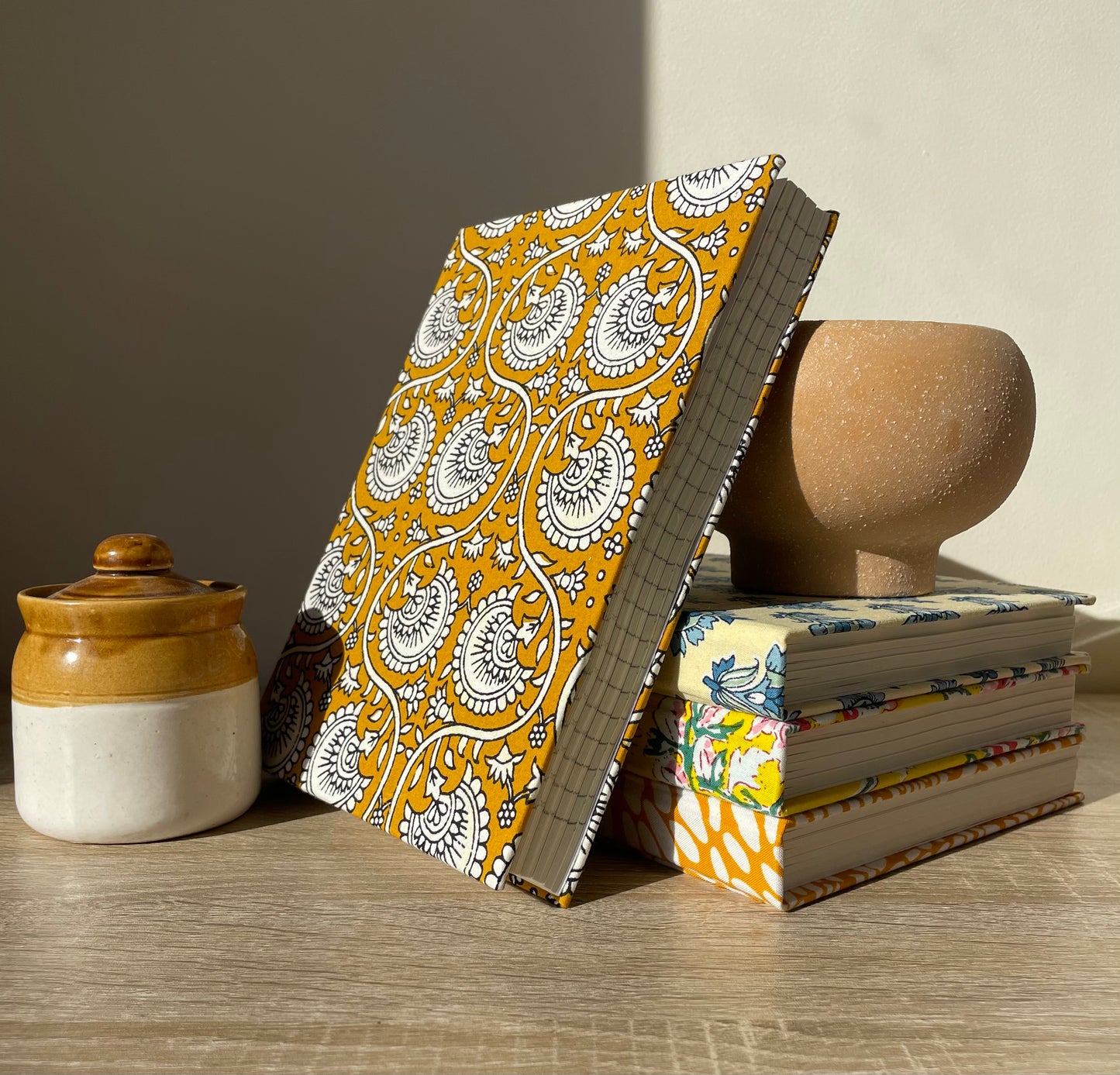 Boho Bali - Fabric Cover, Ruled Notebook