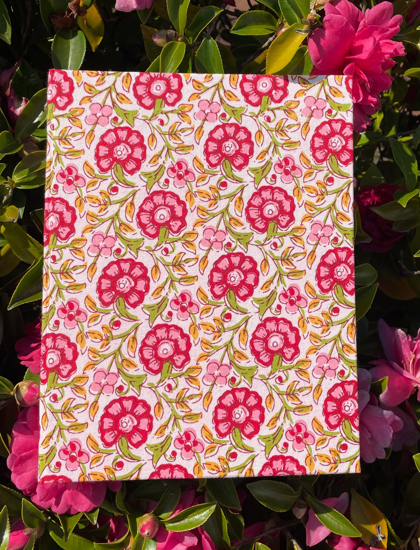 Gorgeous Gulabi - Fabric Cover, Ruled Notebook